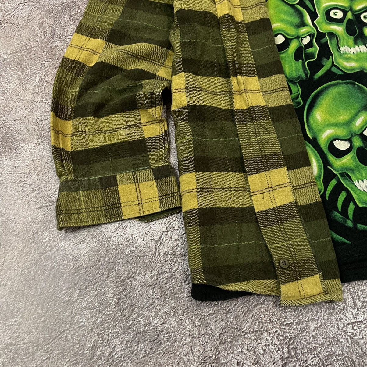 Flannel vintage flannel shirt checkered plaid streetwear 90s Y2K Size US XL / EU 56 / 4 - 3 Thumbnail