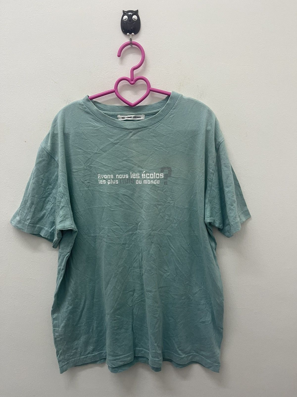 Yohji Yamamoto Rare Vintage INED HOMMES SPECIAUX Tee Size US L / EU 52-54 / 3 - 1 Thumbnail