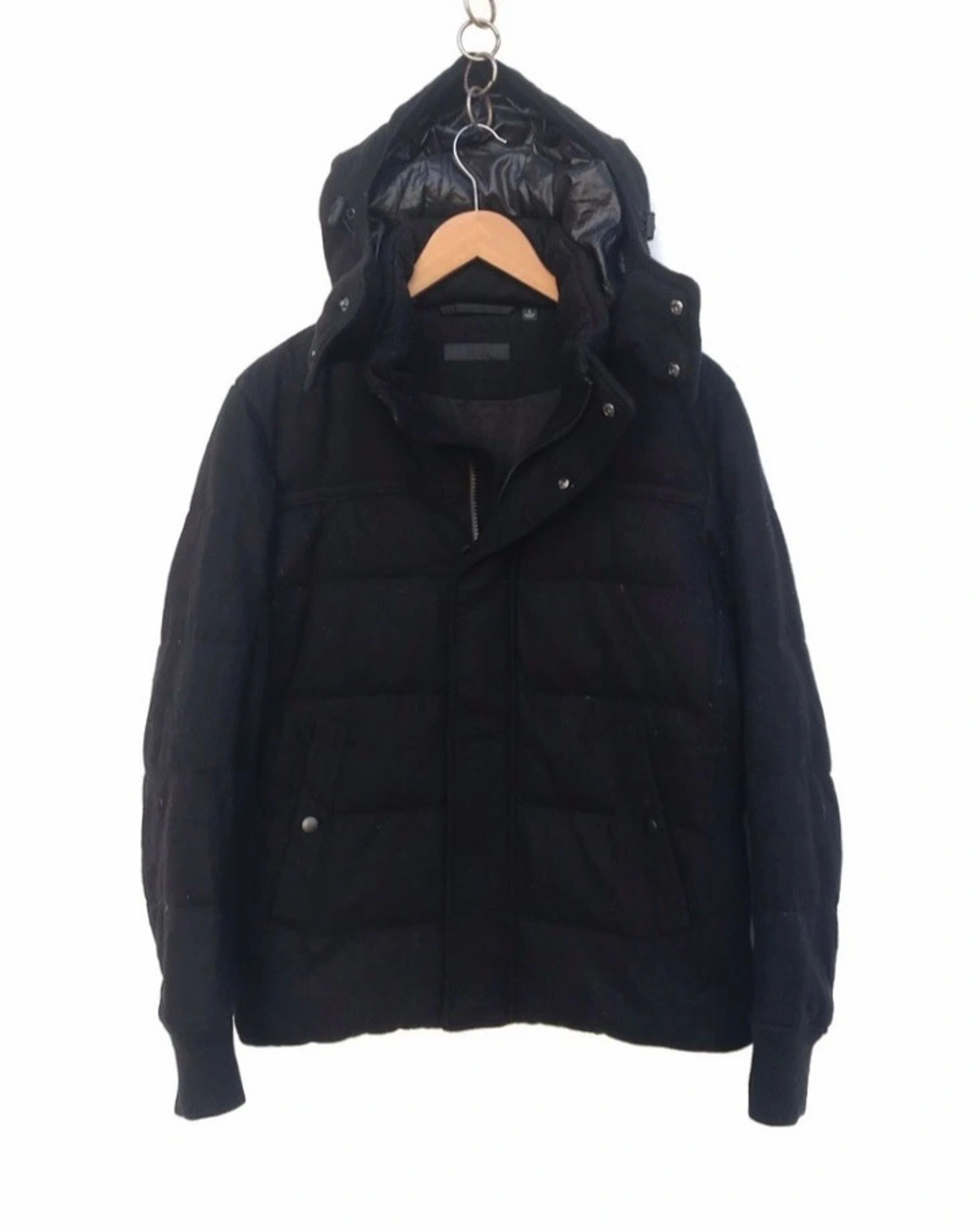 Uniqlo Uniqlo Wool Black Winter Jacket With Hoodies Size US S / EU 44-46 / 1 - 4 Thumbnail