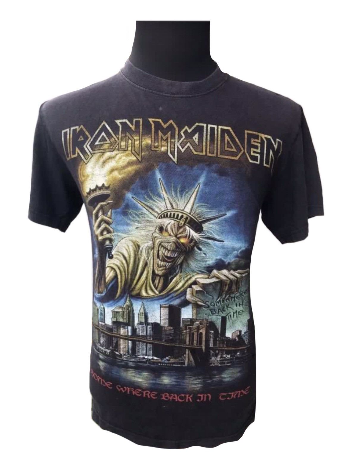 Iron Maiden True Vintage Bootleg Iron Maiden Destroyed Metalhead Tee Size US L / EU 52-54 / 3 - 1 Thumbnail
