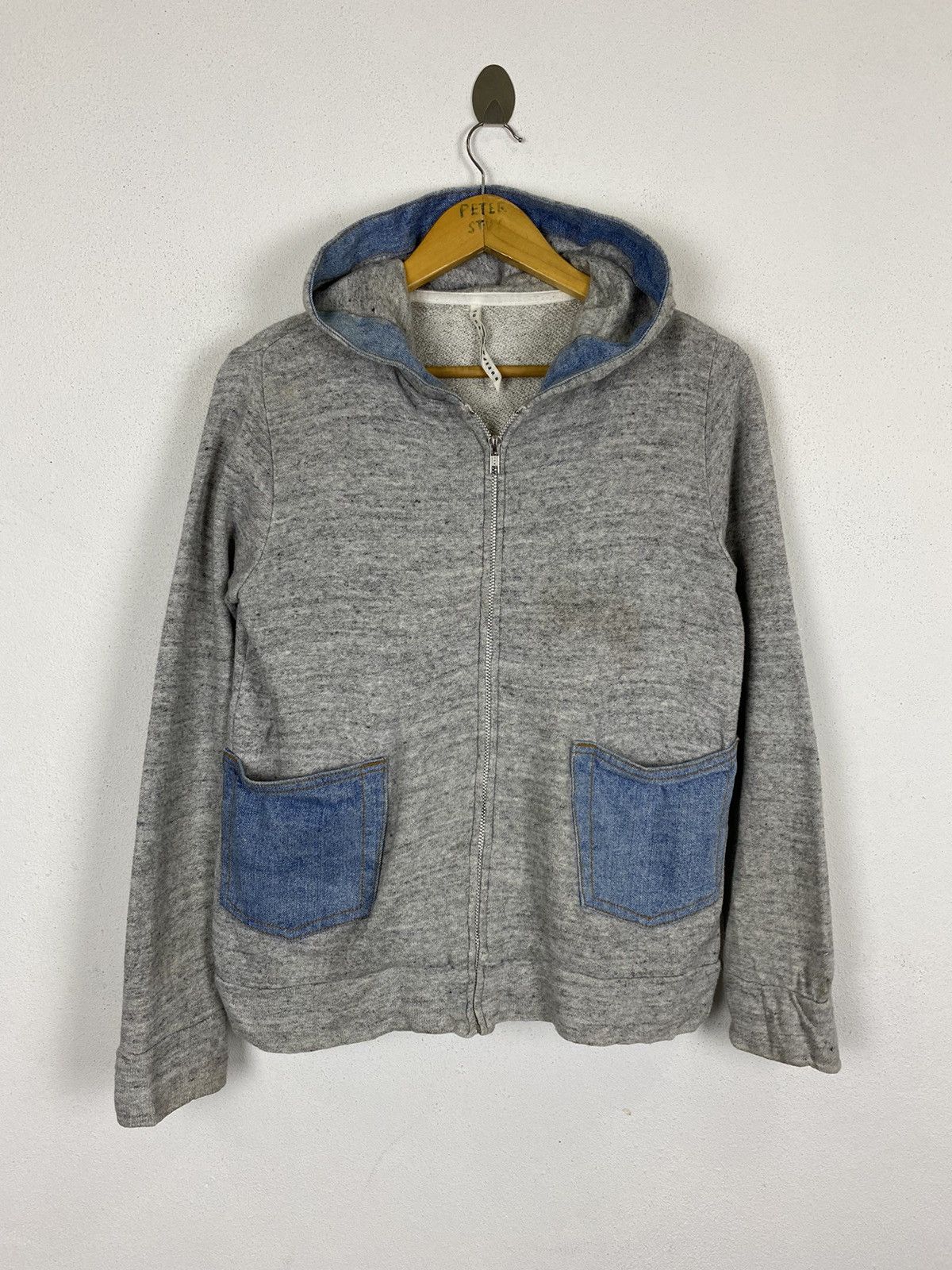 Issey Miyake SUNAOKUWAHARA DENIM POCKET HODDIES Size US M / EU 48-50 / 2 - 2 Thumbnail