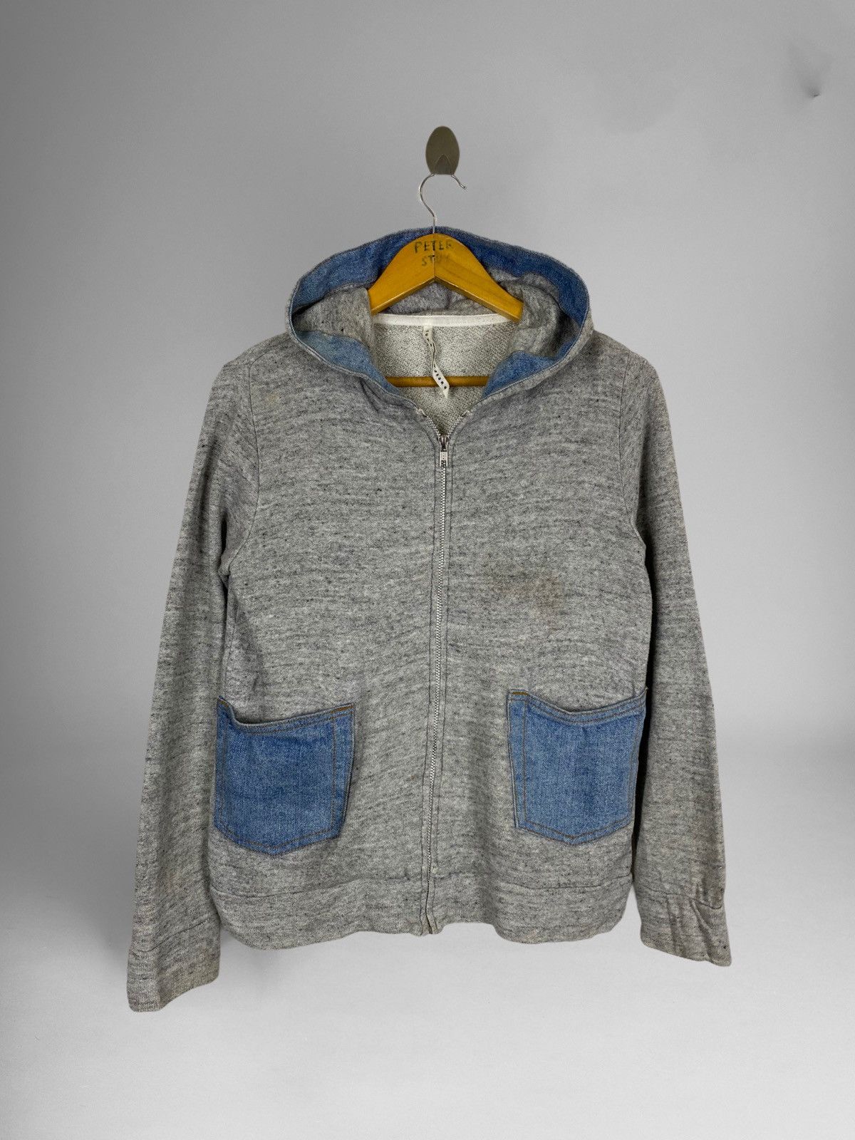 Issey Miyake SUNAOKUWAHARA DENIM POCKET HODDIES Size US M / EU 48-50 / 2 - 1 Thumbnail
