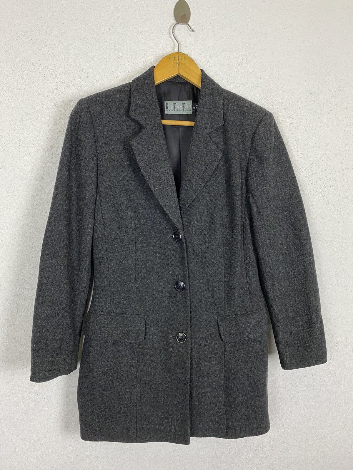 Designer × Gianfranco Ferre GIANFRANCO FERRE SLIM FIT BLAZER Size US XXS / EU 40 - 2 Thumbnail
