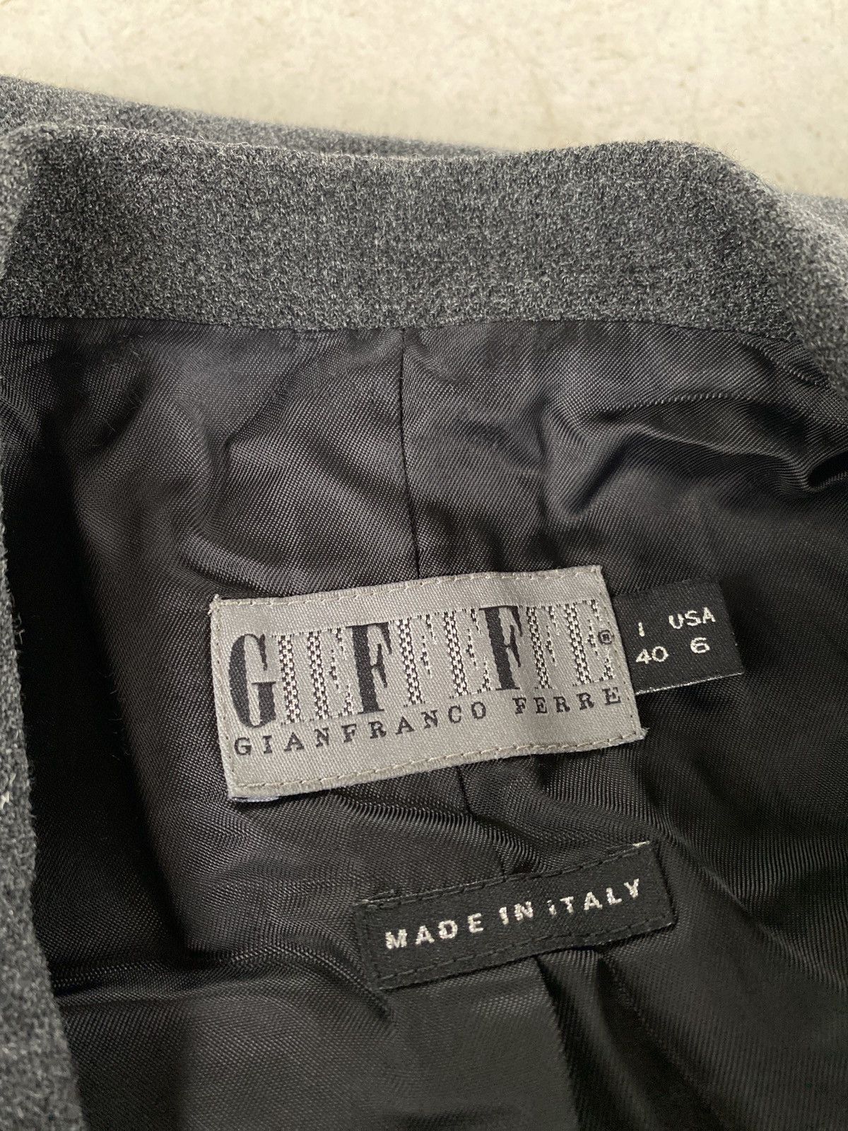 Designer × Gianfranco Ferre GIANFRANCO FERRE SLIM FIT BLAZER Size US XXS / EU 40 - 8 Thumbnail