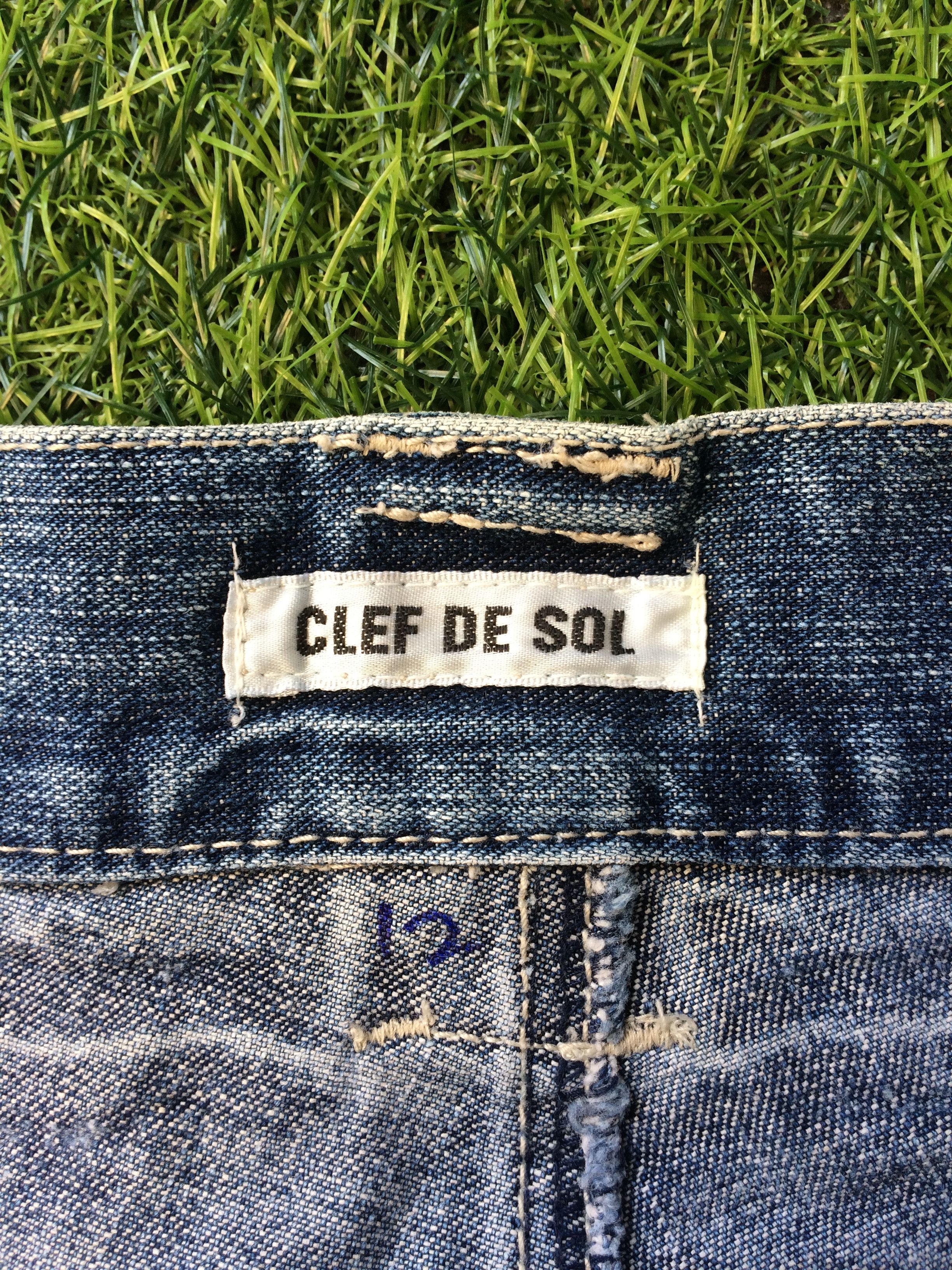 Hysteric Glamour × Japanese Brand Japanese Double Waist Mid Rise Distressed Denim #D-378 Size US 31 - 10 Thumbnail