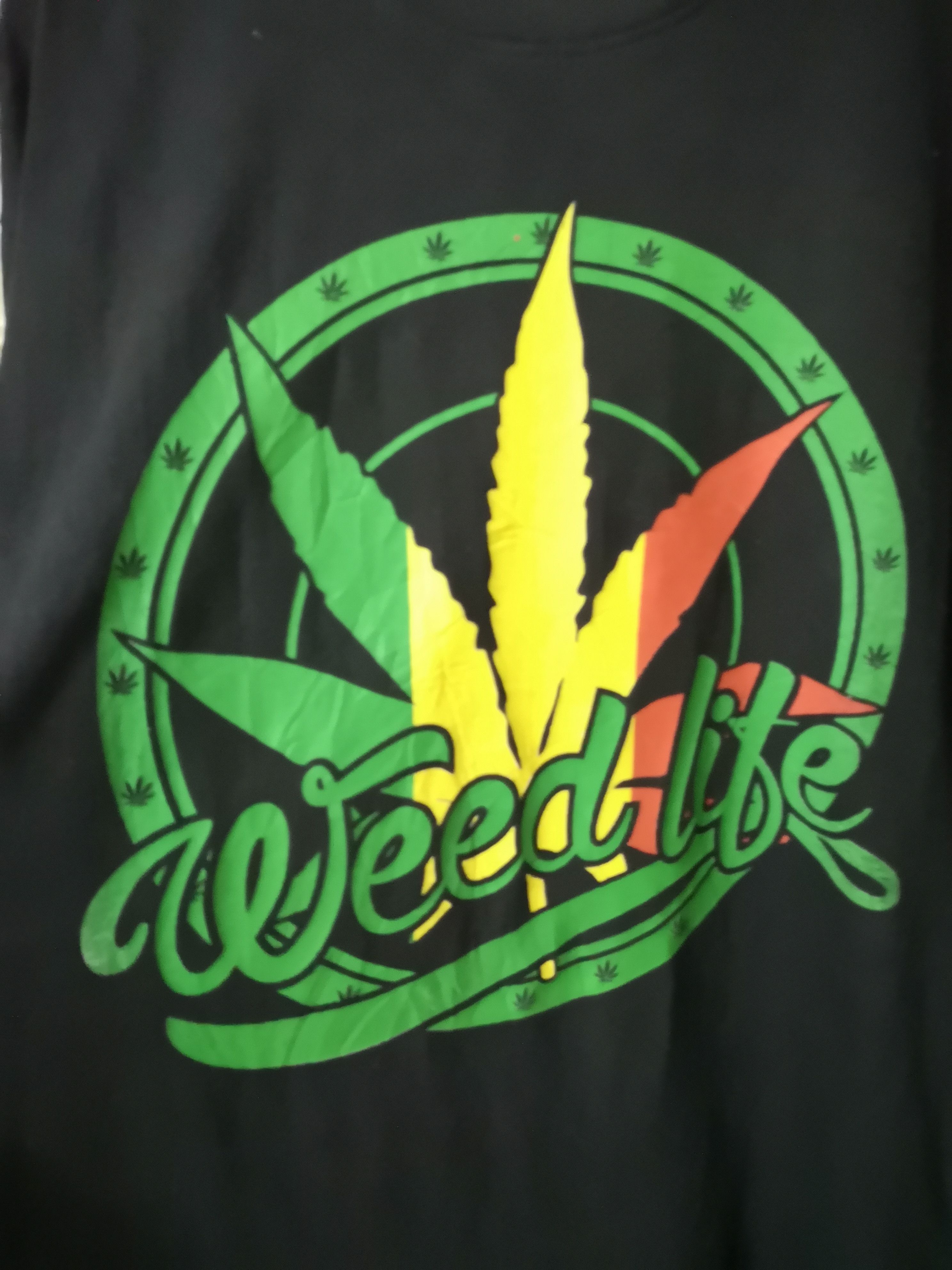 Bob Marley Weed Life Tee Nice Printed Size US XL / EU 56 / 4 - 3 Thumbnail