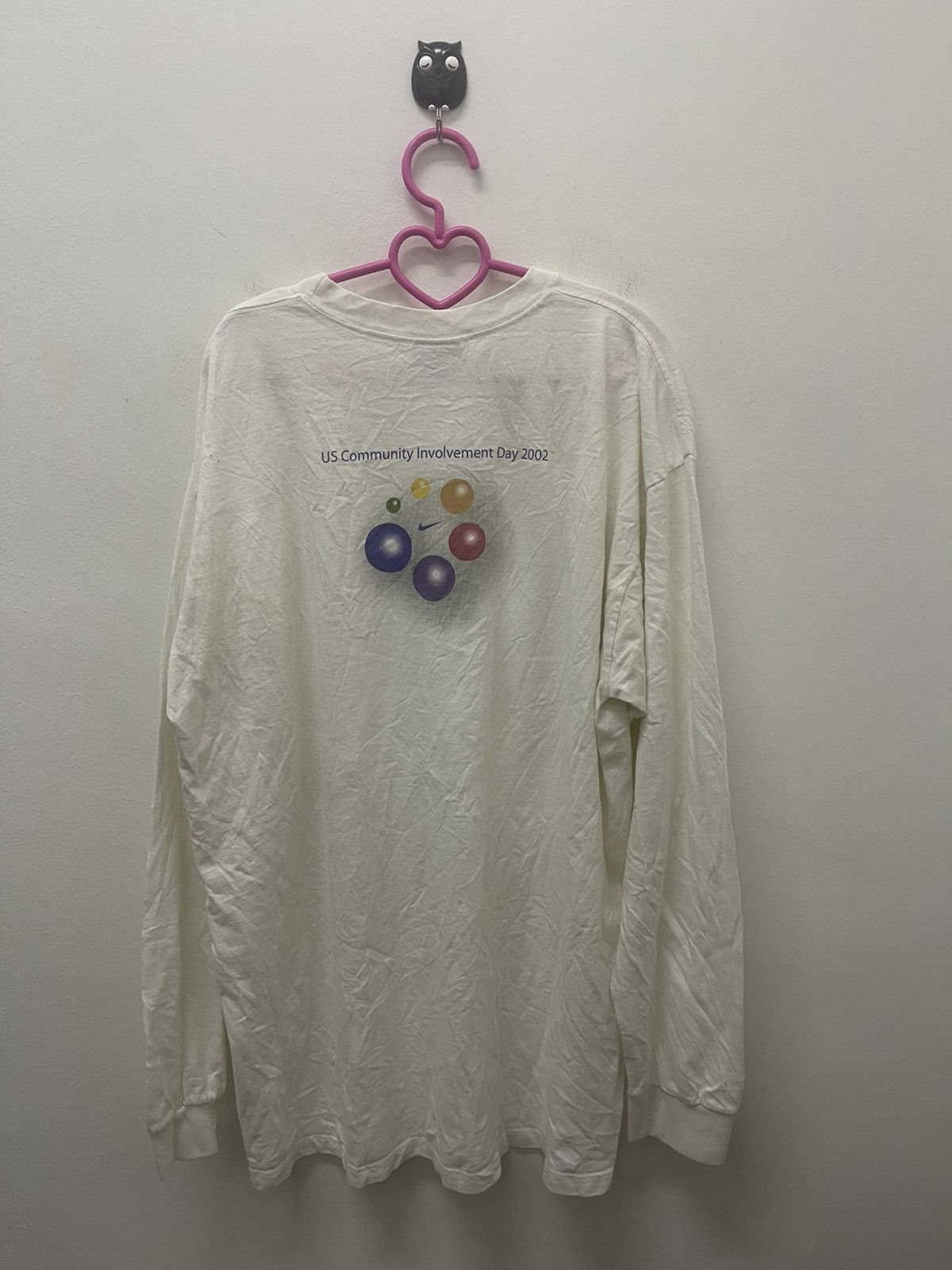 Nike Rare Vintage NIKE Do Something Get Up Get Out Swoosh Size US L / EU 52-54 / 3 - 1 Thumbnail