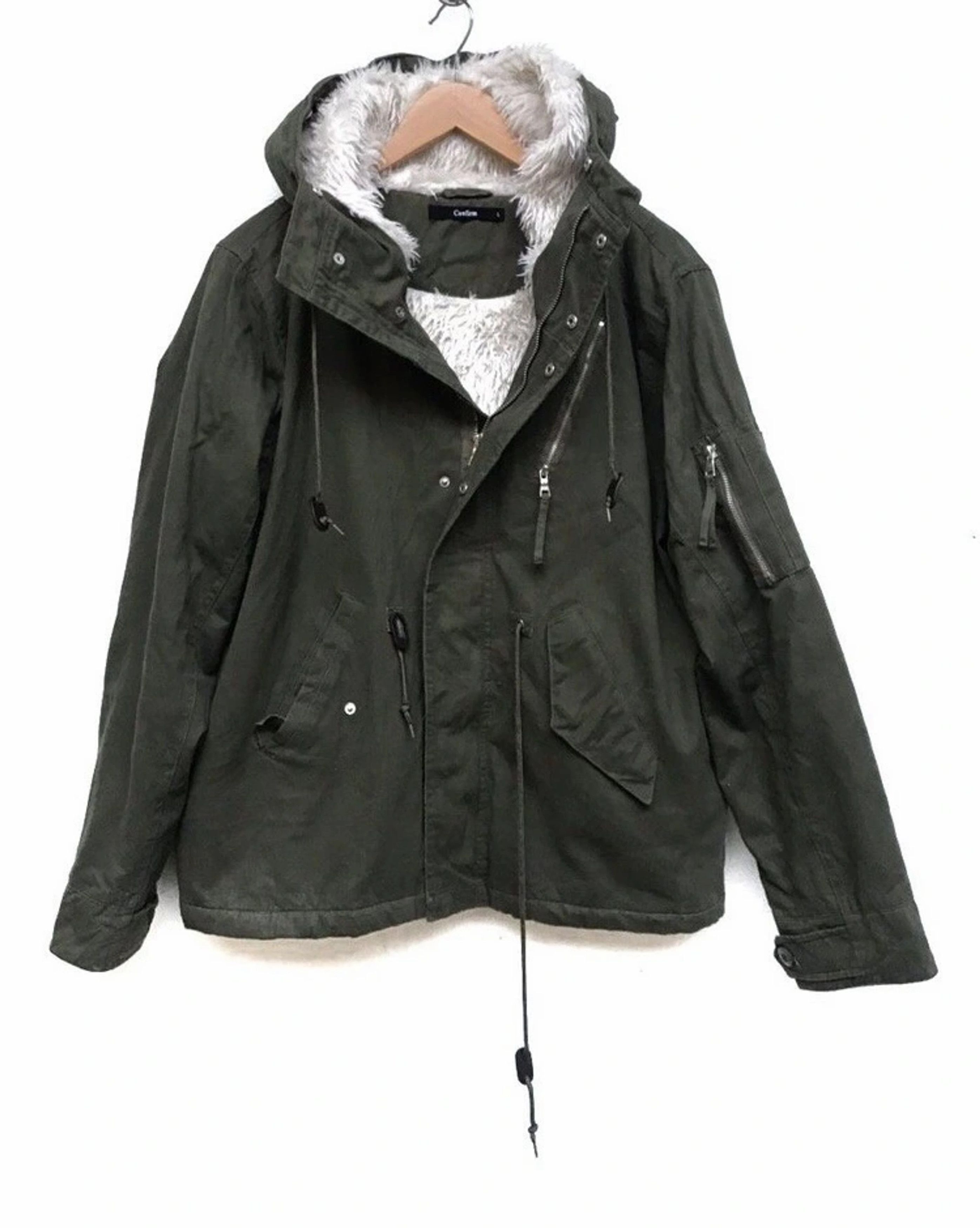 Japanese Brand Confirm Winter Jacket Fleece Sherpa Inside With Hoodies Size US M / EU 48-50 / 2 - 1 Thumbnail