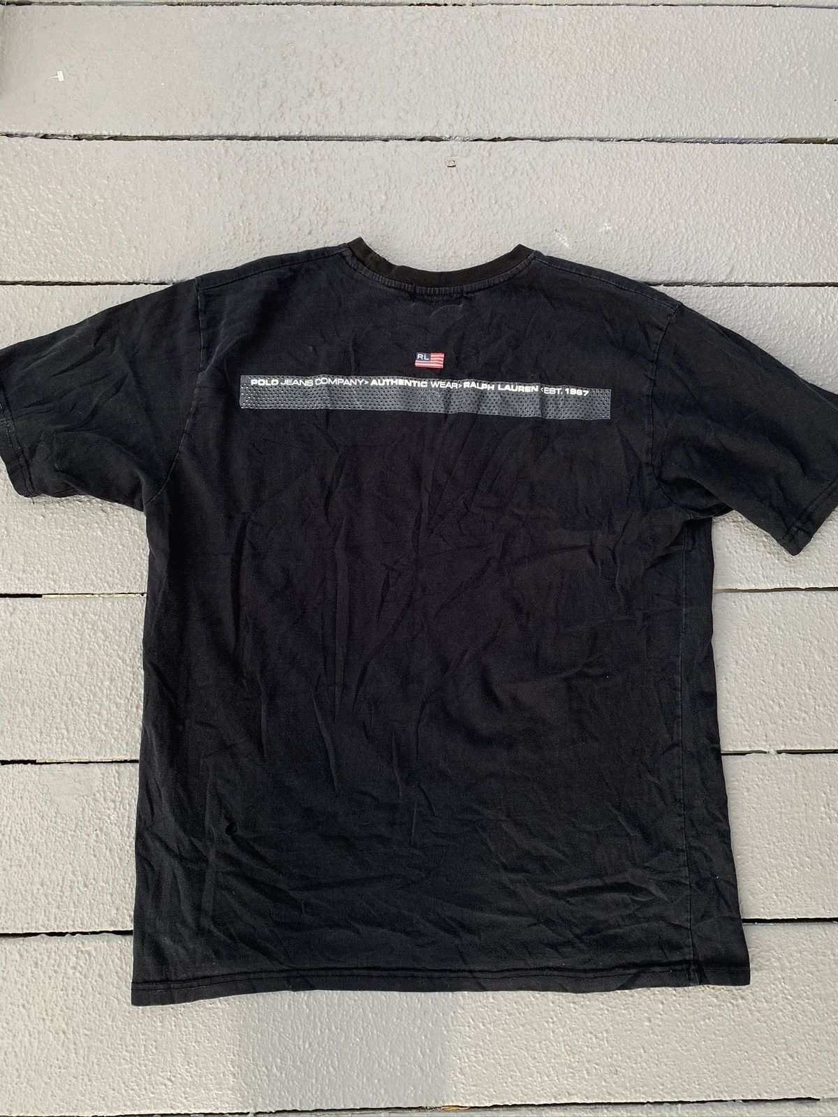 Polo Ralph Lauren × Vintage Vintage Polo Jeans Double Sided Logo Shirt Size US M / EU 48-50 / 2 - 3 Thumbnail