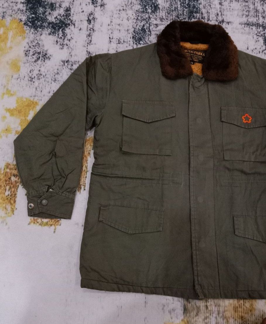 Japanese Brand × Vintage Vintage ARCTIC PARKA Sherpa Lined Hunting Men's Jacket Size US M / EU 48-50 / 2 - 3 Thumbnail