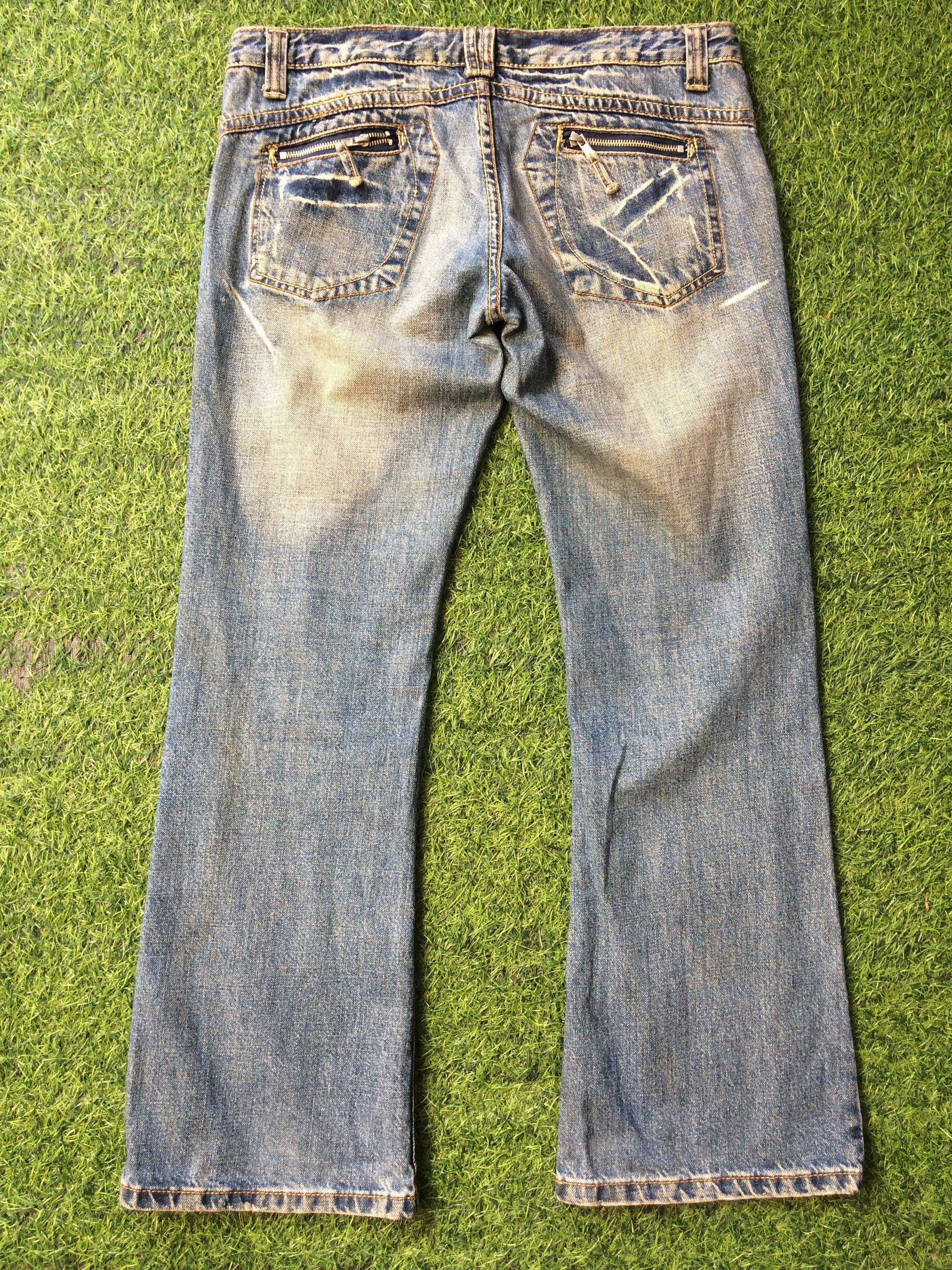 Japanese Brand × Jean Japan Distressed Ripped Flare Denim #D-361 Size US 31 - 2 Thumbnail