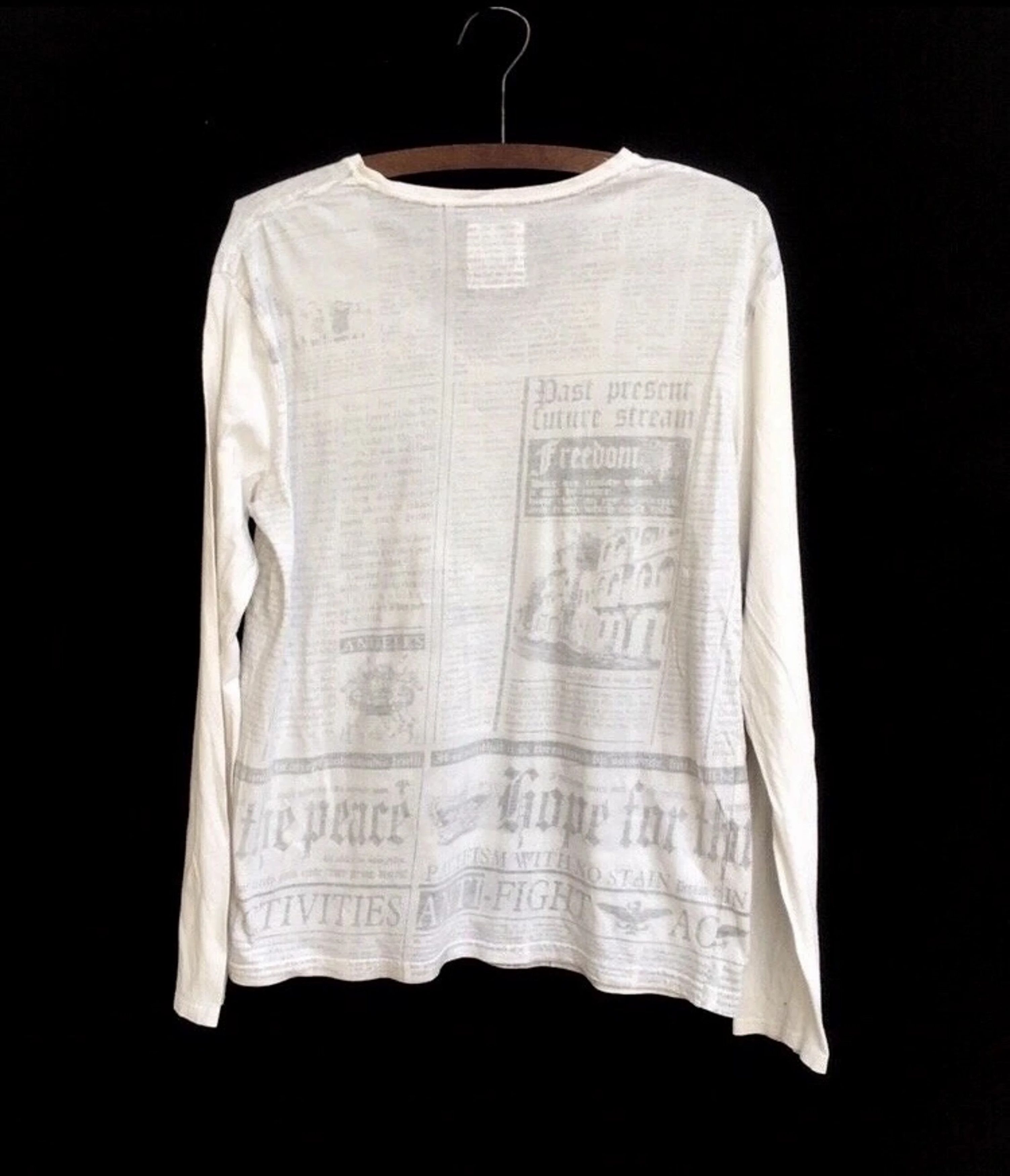 Japanese Brand × PPFM Ppfm V Neck Long Sleeve T Shirts Size US S / EU 44-46 / 1 - 2 Thumbnail