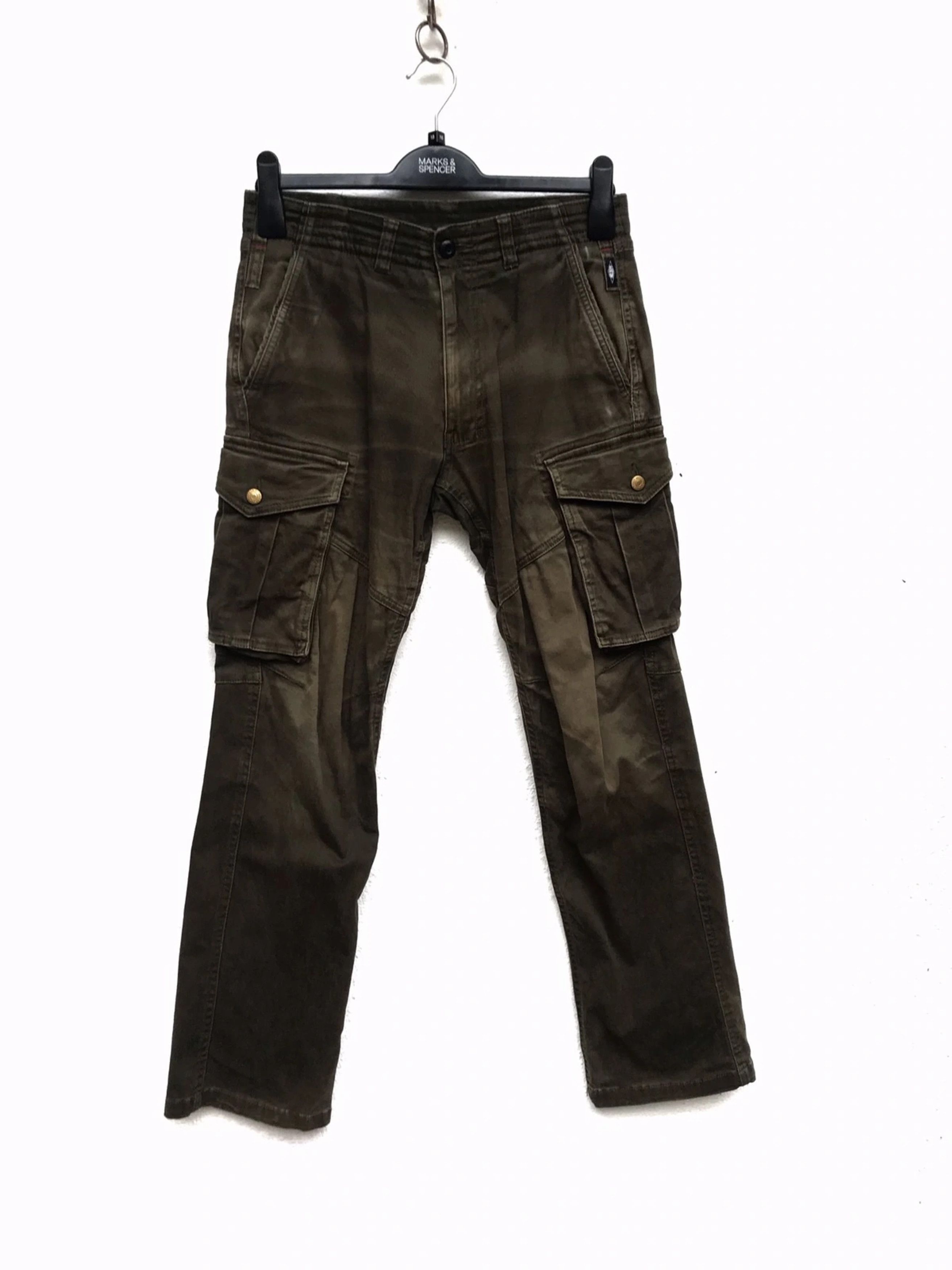 Japanese Brand Geride Multi Pocket Tactical Cargo Pants Size US 30 / EU 46 - 1 Thumbnail