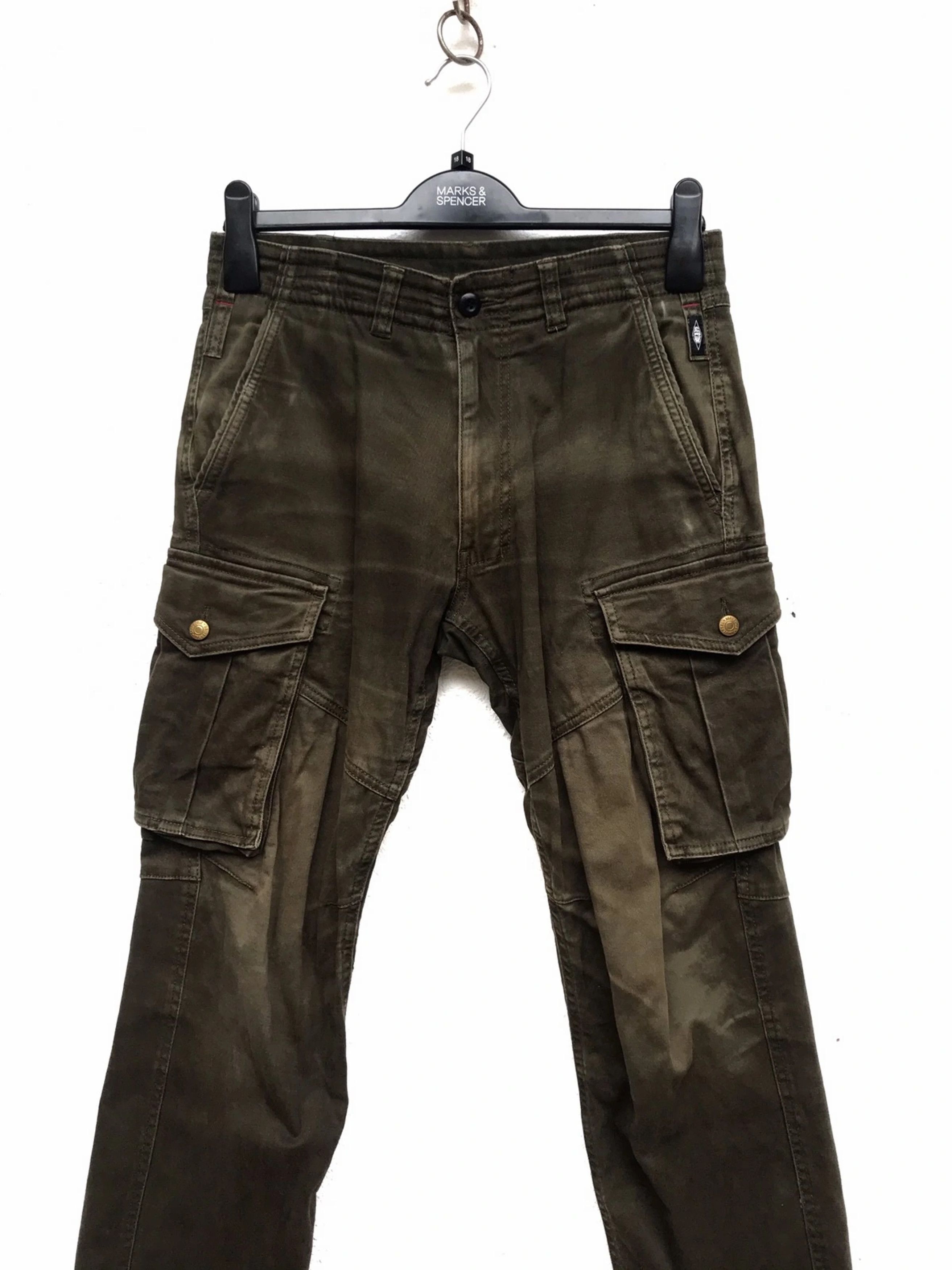 Japanese Brand Geride Multi Pocket Tactical Cargo Pants Size US 30 / EU 46 - 3 Thumbnail