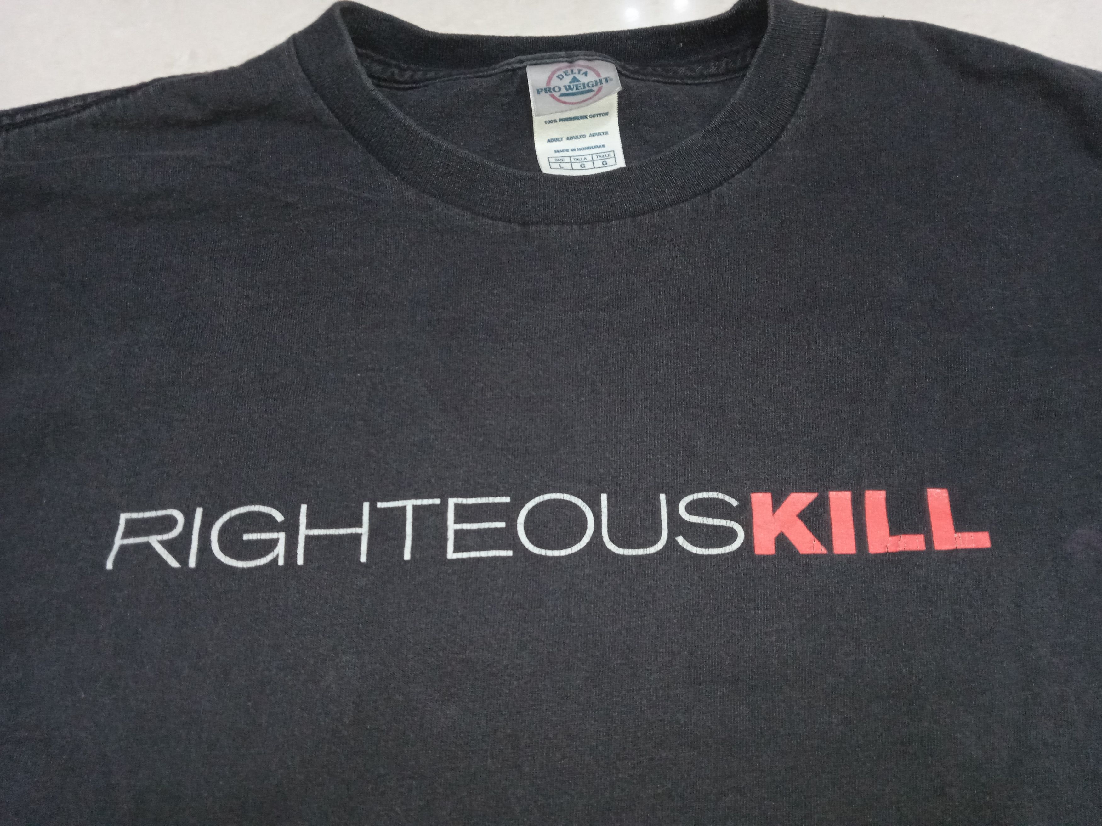 Vintage Vintage 2000s Righteous Kill T-Shirt Movie Film Size US L / EU 52-54 / 3 - 2 Thumbnail