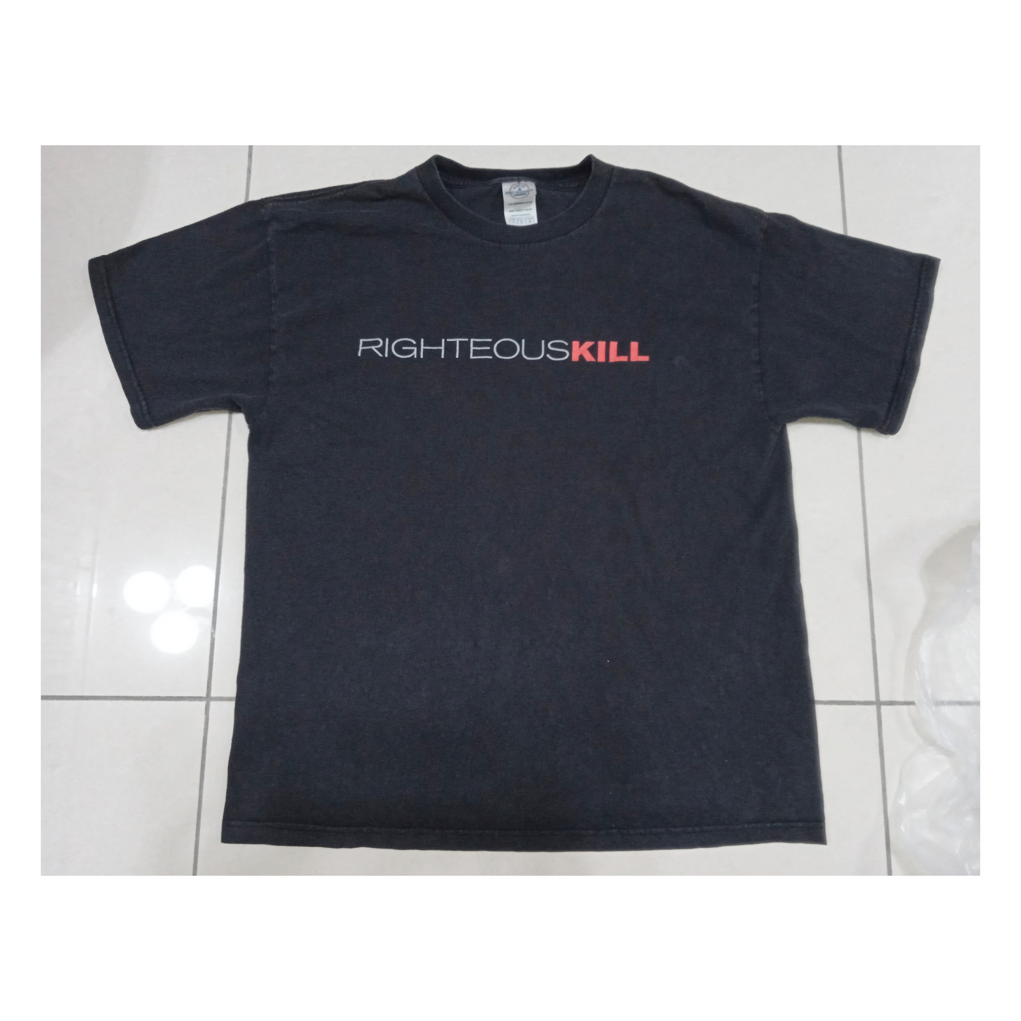 Vintage Vintage 2000s Righteous Kill T-Shirt Movie Film Size US L / EU 52-54 / 3 - 1 Thumbnail