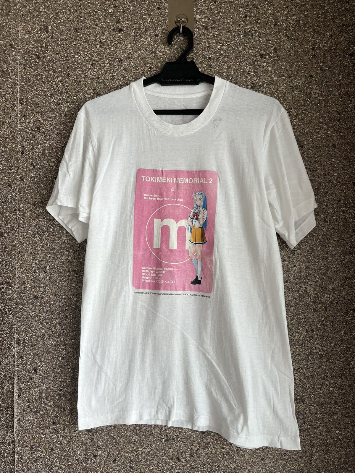image of Anima x Vintage Tokimeki Memorial 2 Ft30 in White, Men's (Size Large)