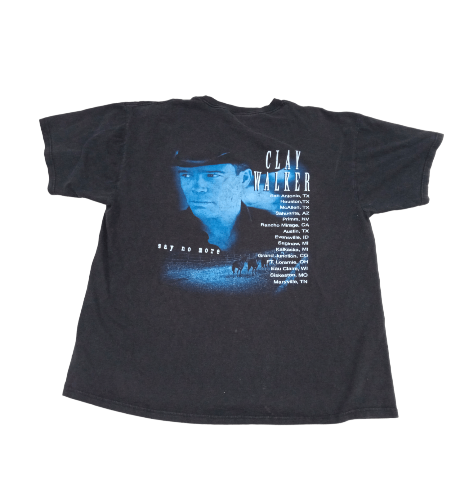 Vintage Vintage 00s Clay Walker 2002 T-Shirt Country Music Size US XL / EU 56 / 4 - 2 Thumbnail