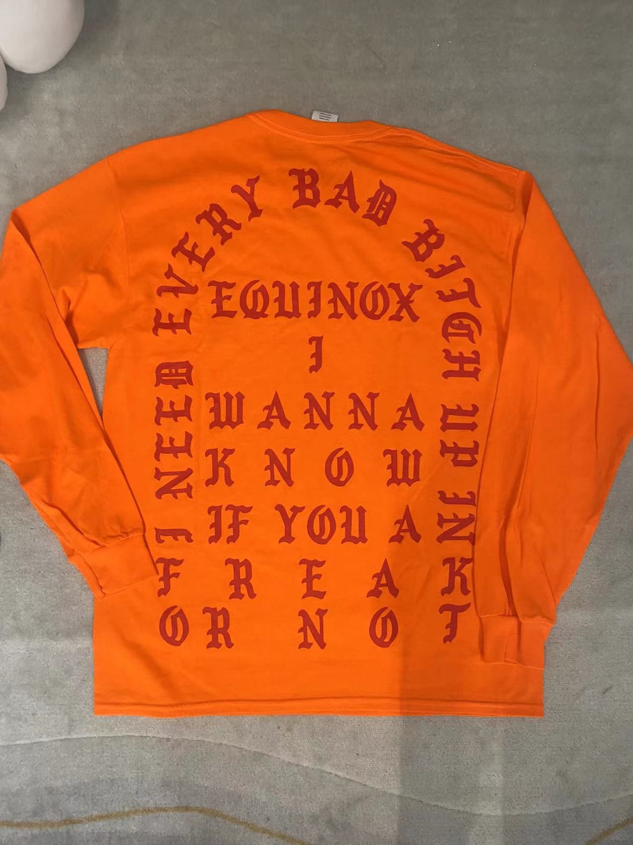 Kanye West Kanye West Life of Pablo NYC Pop Up Long Sleeve Size US L / EU 52-54 / 3 - 1 Thumbnail