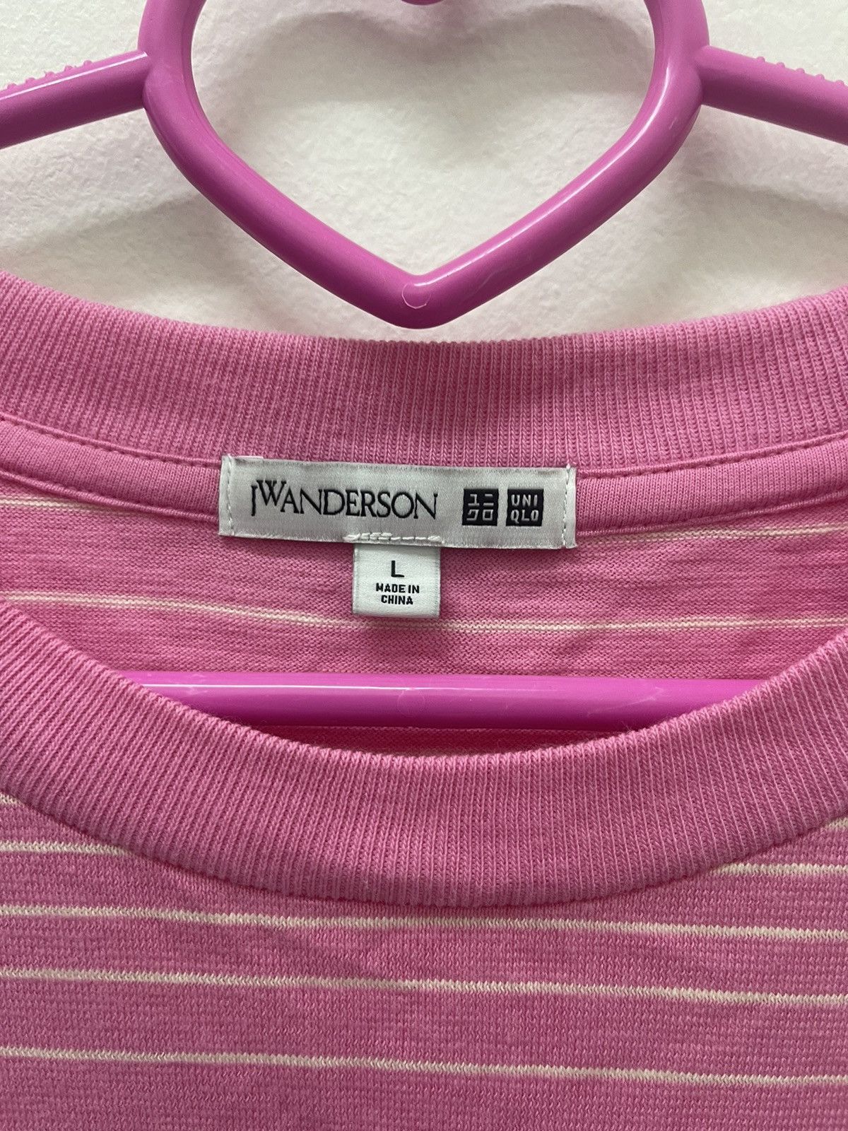 JW Anderson × Uniqlo Rare JW ANDERSON X Uniqlo Striped Single Pocket Tee Size US L / EU 52-54 / 3 - 4 Thumbnail