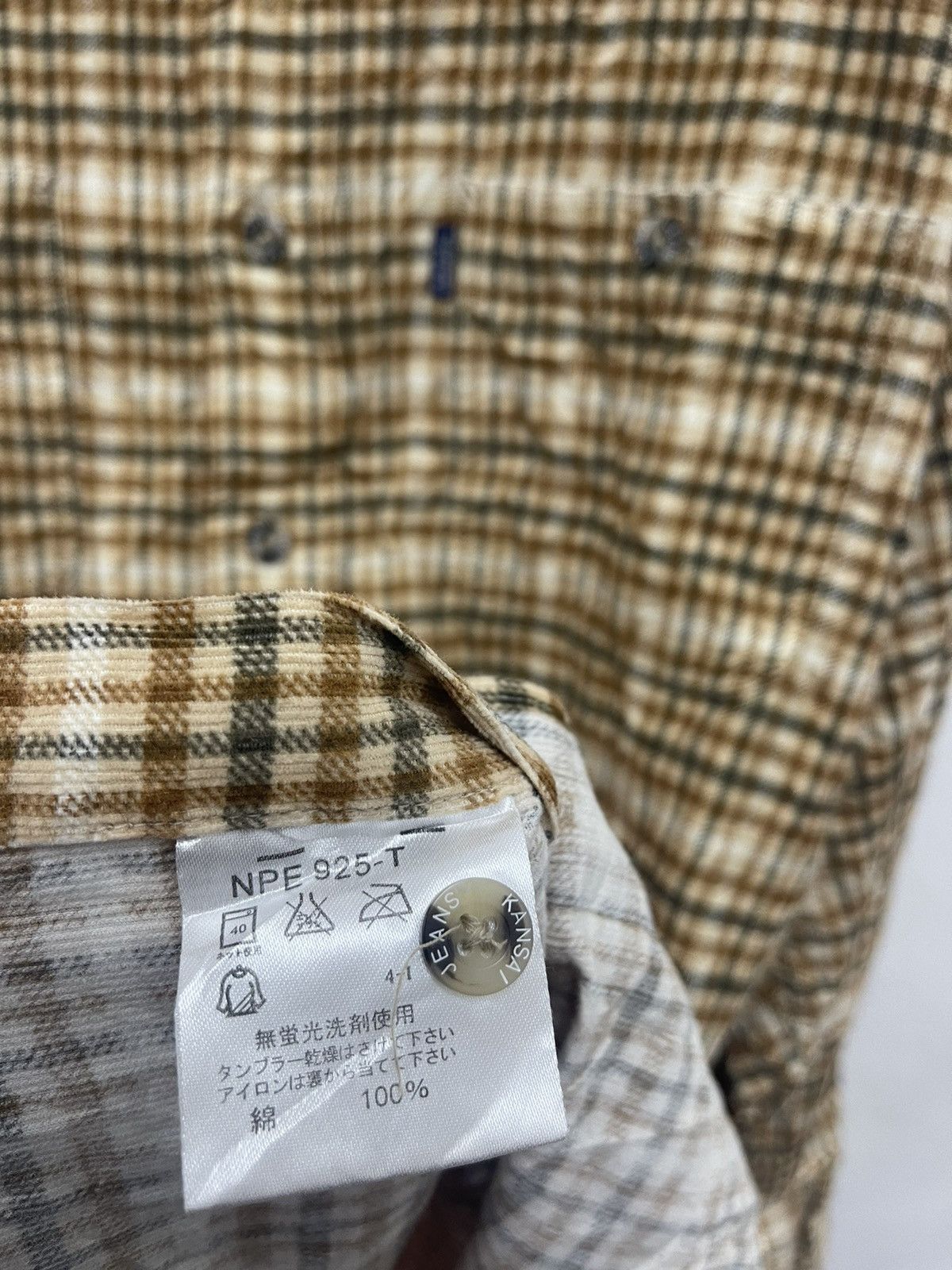Kansai Yamamoto Rare Vintage KANSAI JEANS Plaid Tartan Flannel Size US L / EU 52-54 / 3 - 5 Thumbnail