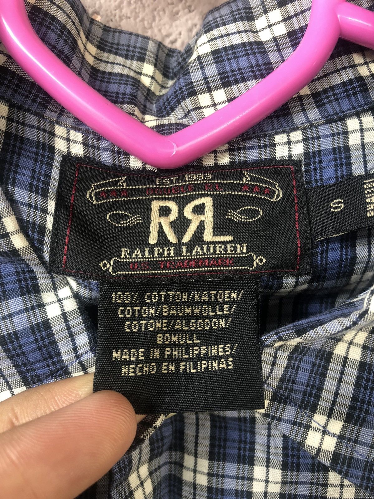 RRL Ralph Lauren Vintage Polo RRL Ralph Lauren Single Pocket Button Up Shirt Size US S / EU 44-46 / 1 - 3 Thumbnail