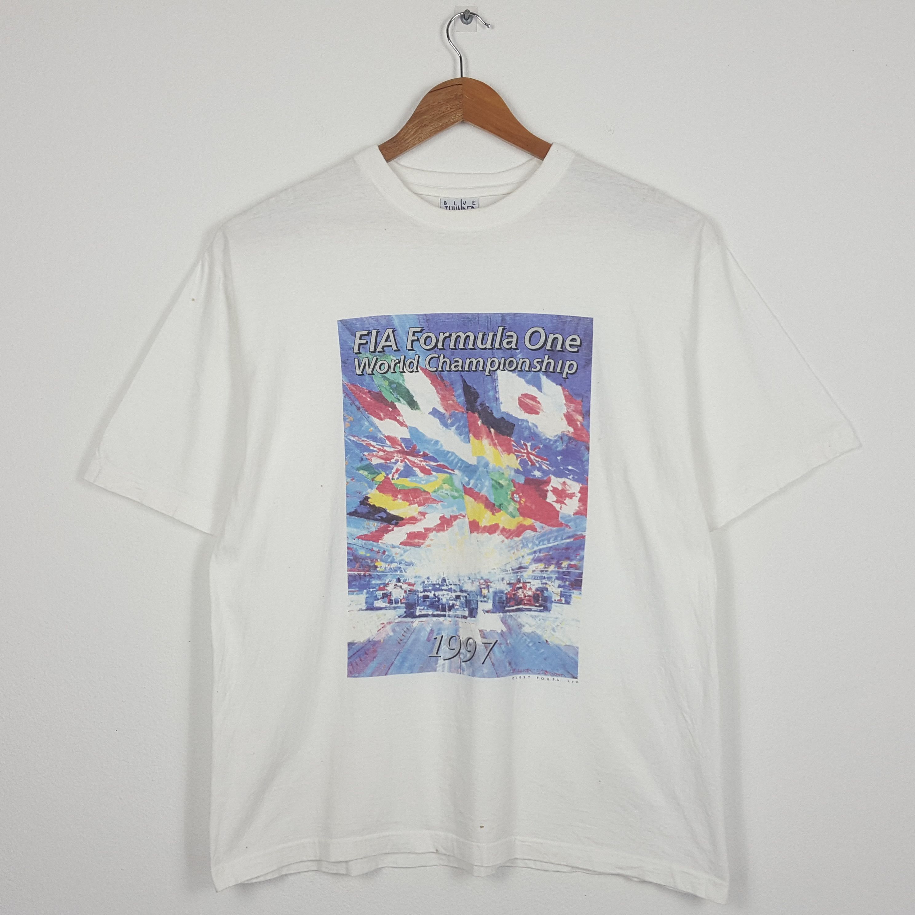 Ferrari × Vintage Vintage 90's Formula One world championship t-shirt Size US XL / EU 56 / 4 - 1 Thumbnail