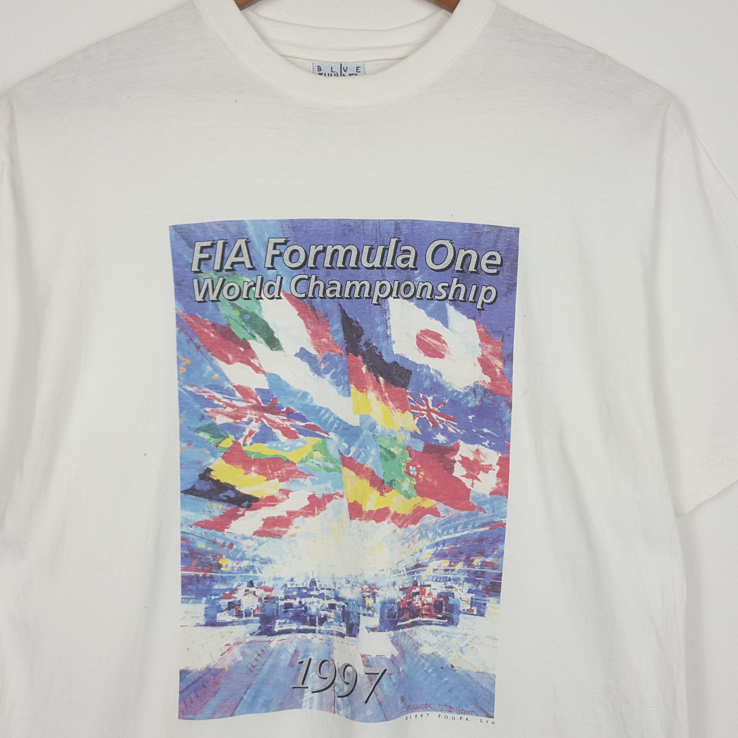 Ferrari × Vintage Vintage 90's Formula One world championship t-shirt Size US XL / EU 56 / 4 - 5 Thumbnail
