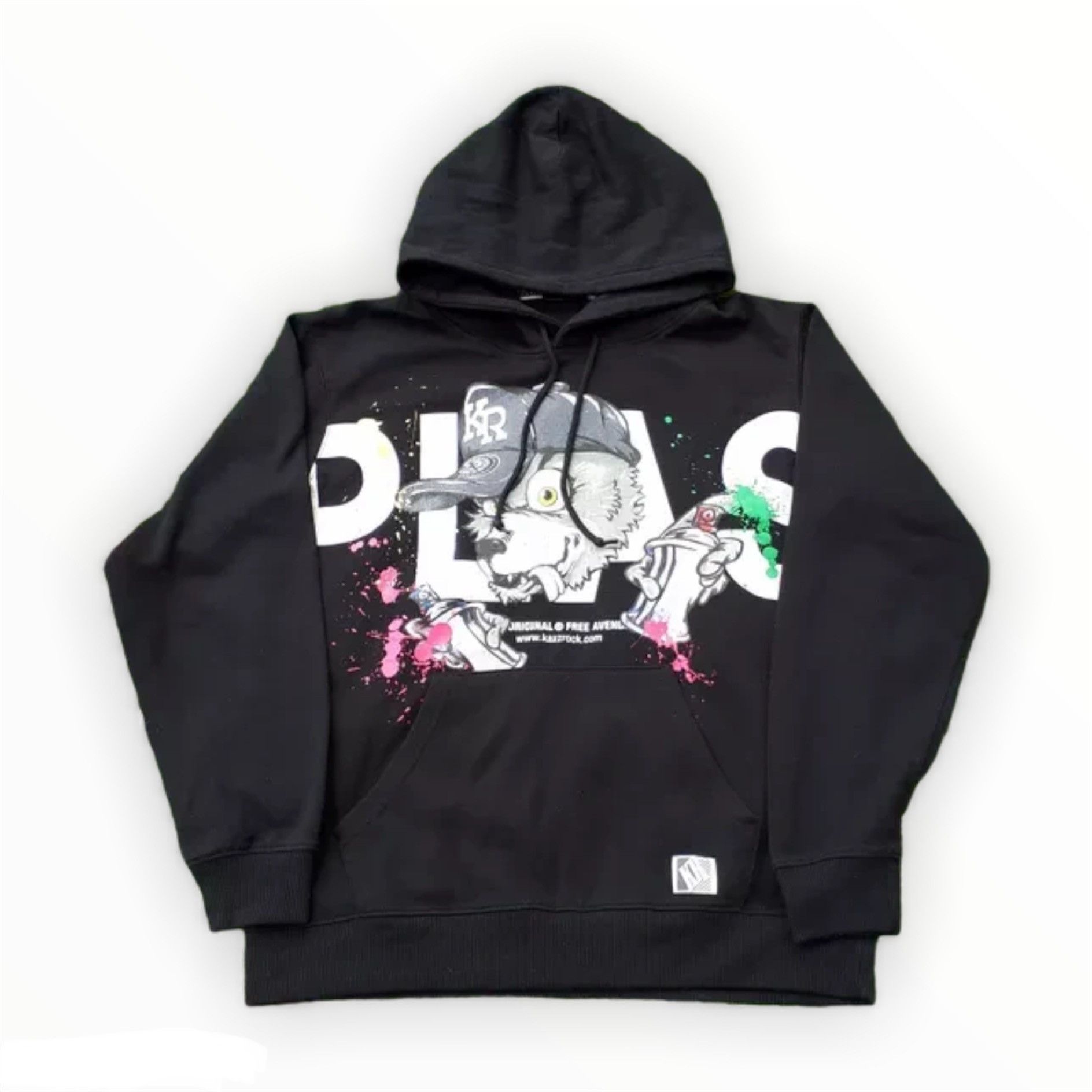 Japanese Brand × Vintage Kazzrock Graffiti Paint Splash Hoodie Size US S / EU 44-46 / 1 - 1 Thumbnail