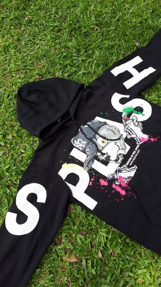 Japanese Brand × Vintage Kazzrock Graffiti Paint Splash Hoodie Size US S / EU 44-46 / 1 - 6 Thumbnail