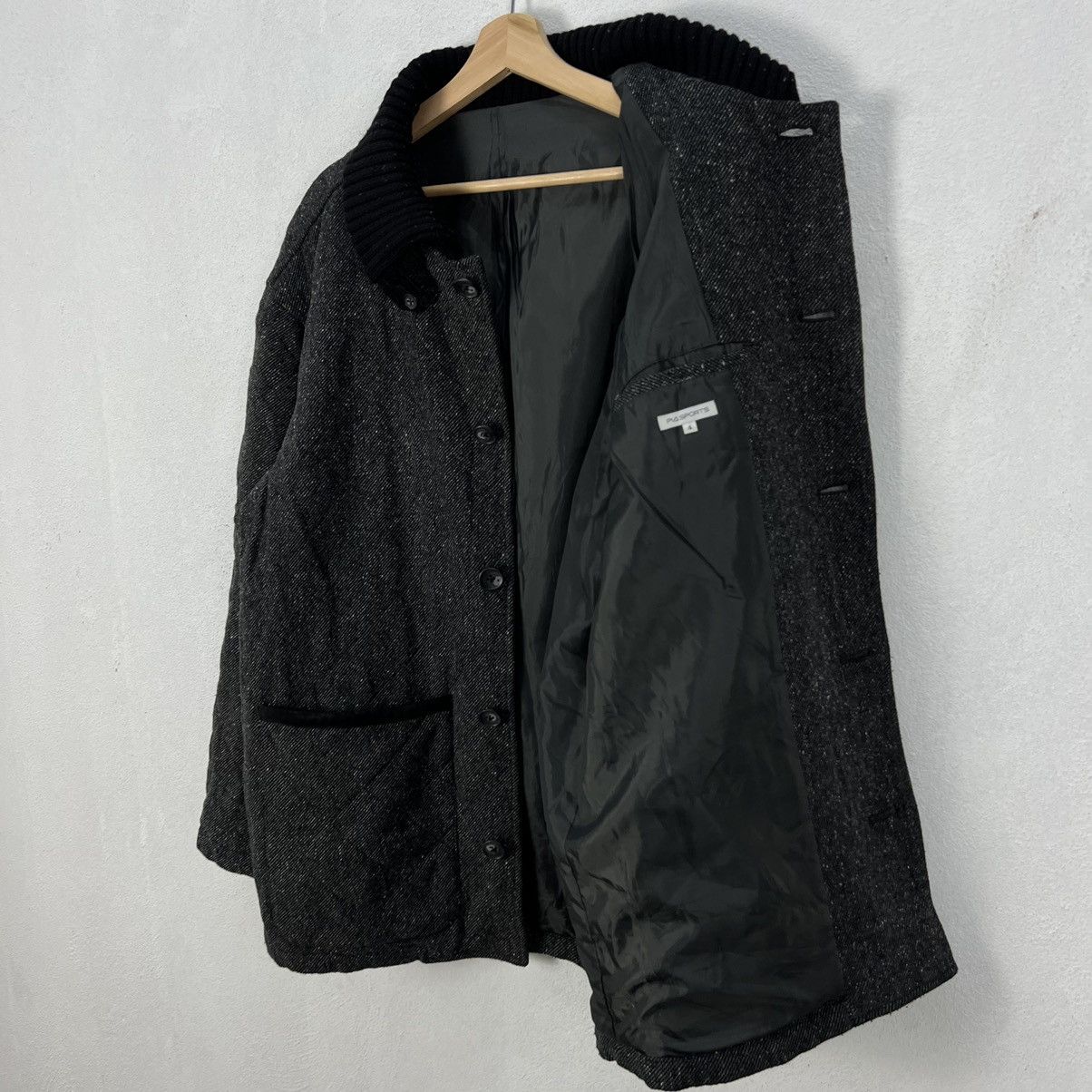 Japanese Brand VINTAGE PIA SPORTS BIG LOGO WOOL JACKET Size US L / EU 52-54 / 3 - 12 Thumbnail