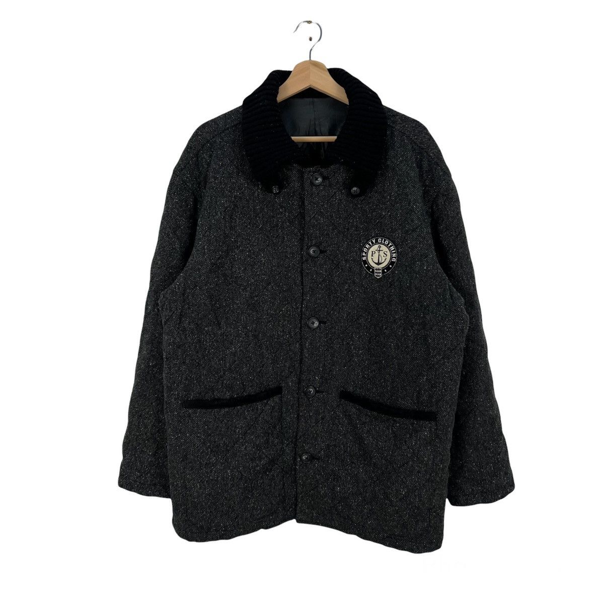 Japanese Brand VINTAGE PIA SPORTS BIG LOGO WOOL JACKET Size US L / EU 52-54 / 3 - 1 Thumbnail