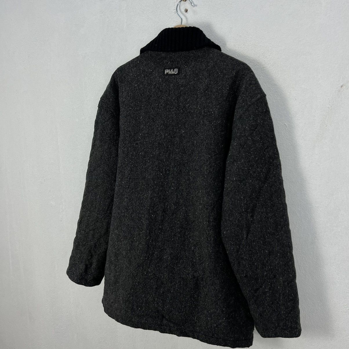 Japanese Brand VINTAGE PIA SPORTS BIG LOGO WOOL JACKET Size US L / EU 52-54 / 3 - 9 Thumbnail