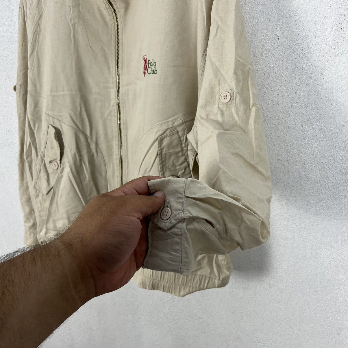 Japanese Brand VINTAGE POLO CLUB BIG LOGO JACKET Size US L / EU 52-54 / 3 - 6 Thumbnail