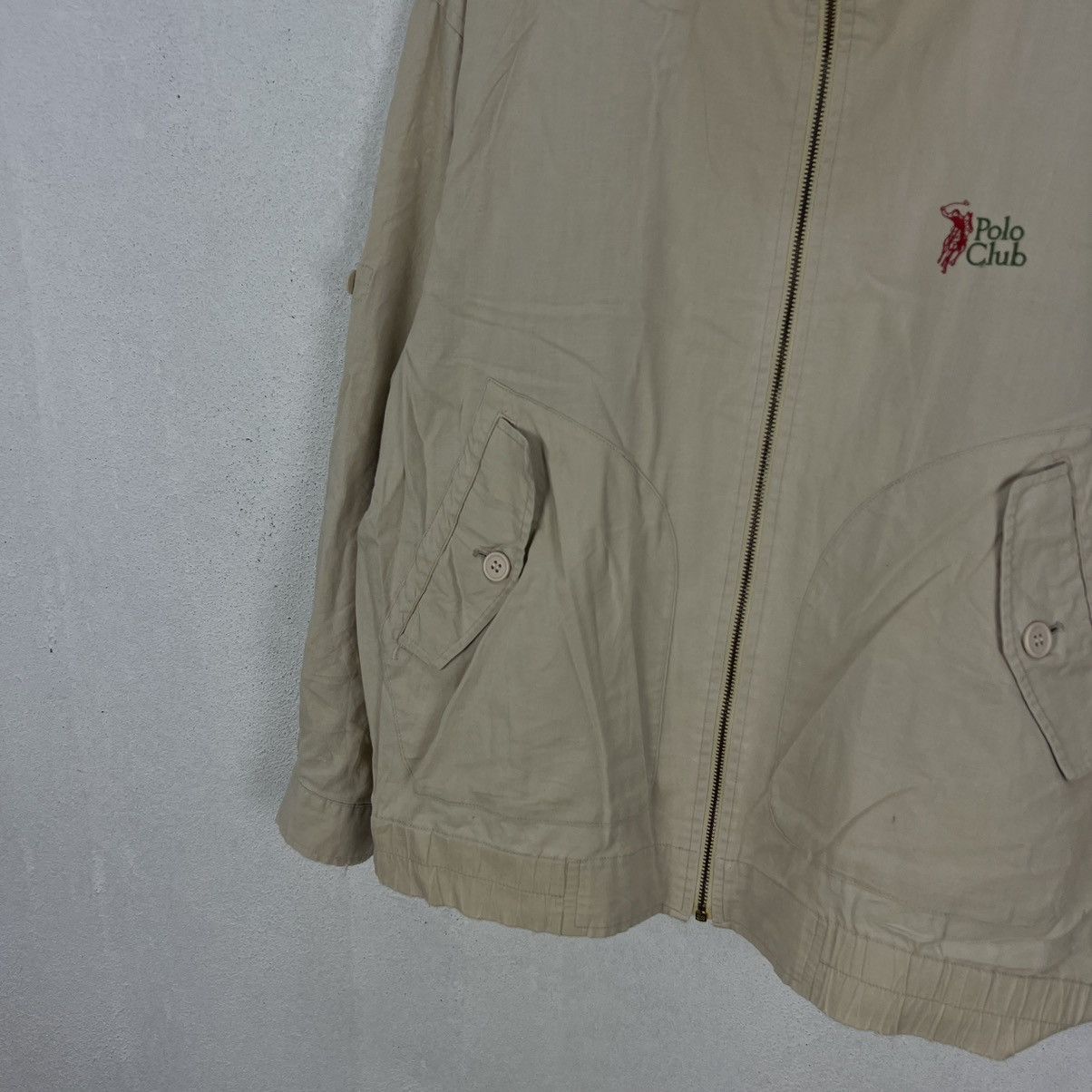 Japanese Brand VINTAGE POLO CLUB BIG LOGO JACKET Size US L / EU 52-54 / 3 - 4 Thumbnail