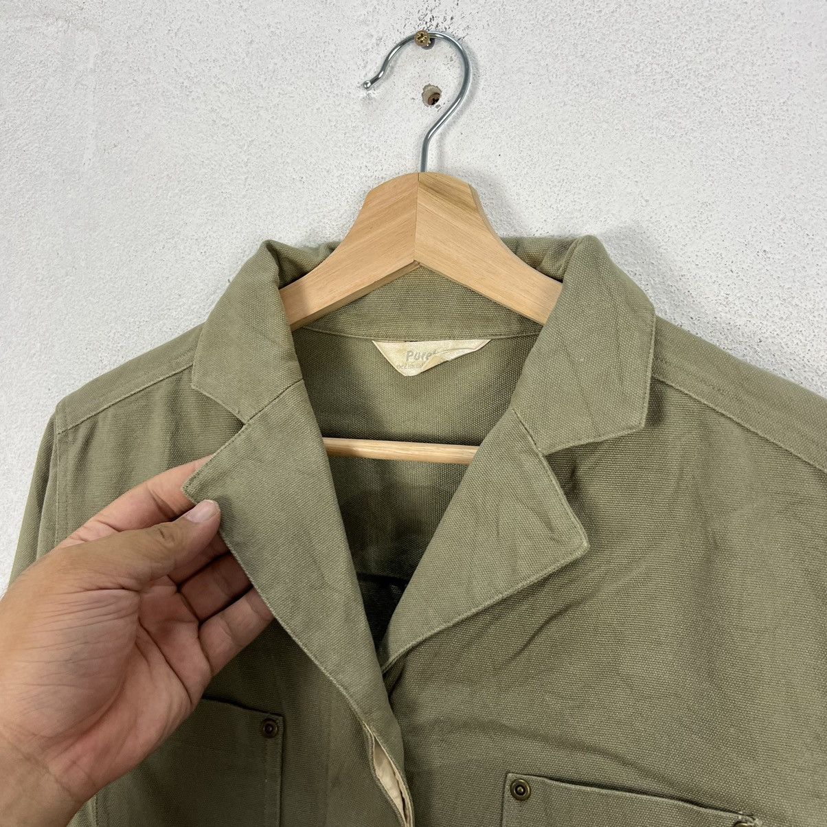 Japanese Brand VINTAGE PUREBA JAPAN MILITARY JACKET STYLE Size US L / EU 52-54 / 3 - 6 Thumbnail