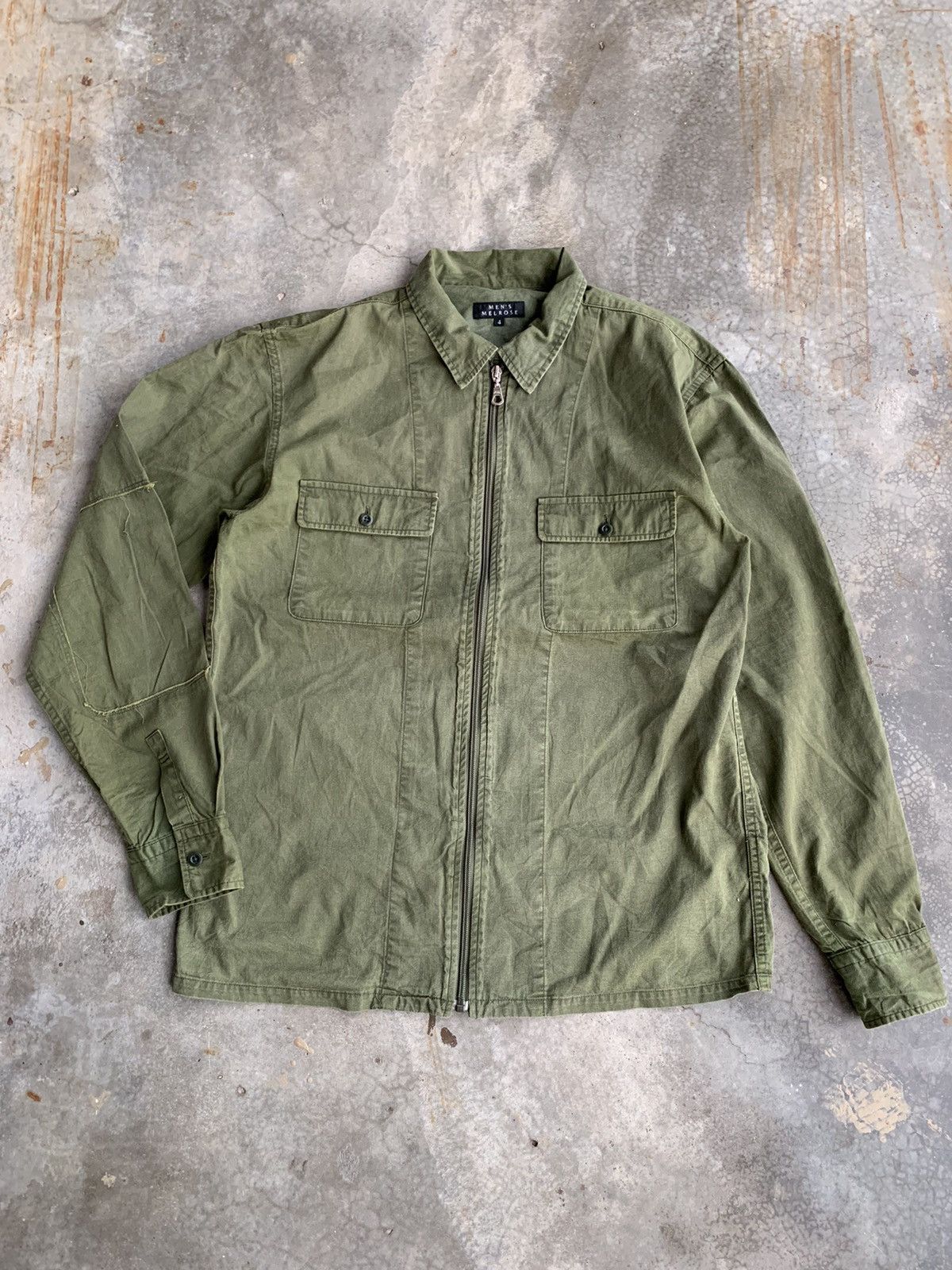 Japanese Brand JapaneseBrand MadeInJapan Melrose ZipUp Light Jacket Size US M / EU 48-50 / 2 - 1 Thumbnail