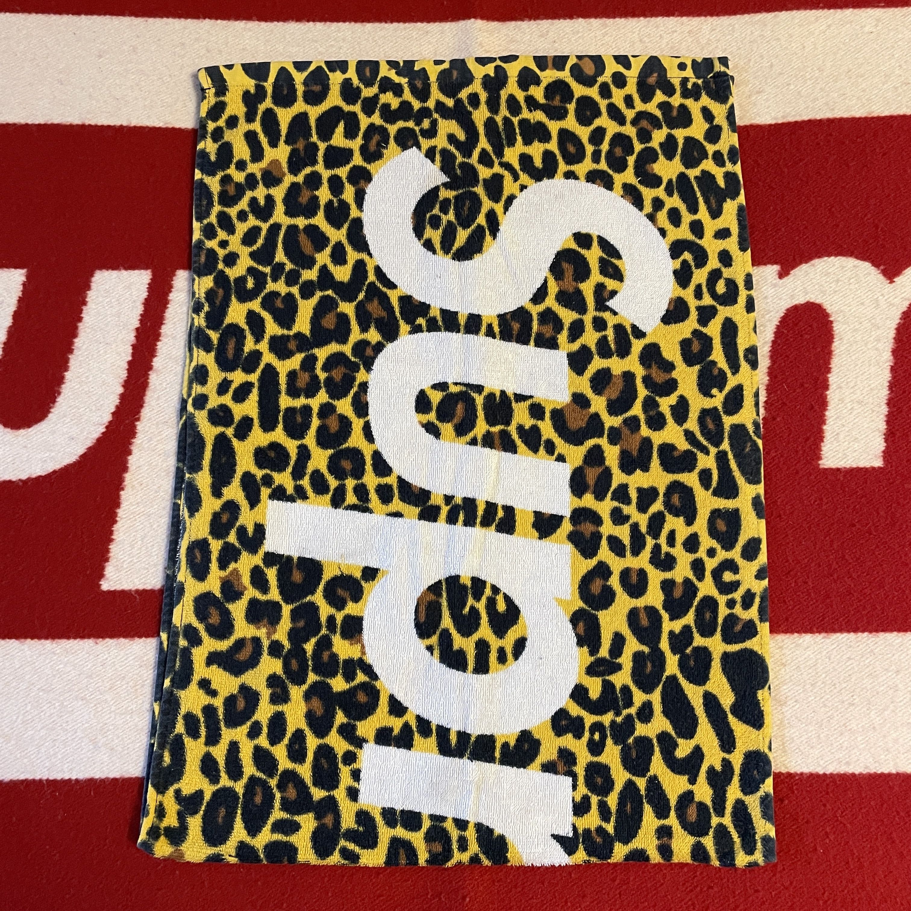 Supreme leopard towel hot sale