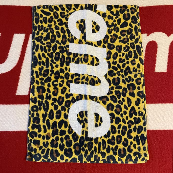 Supreme leopard hot sale towel