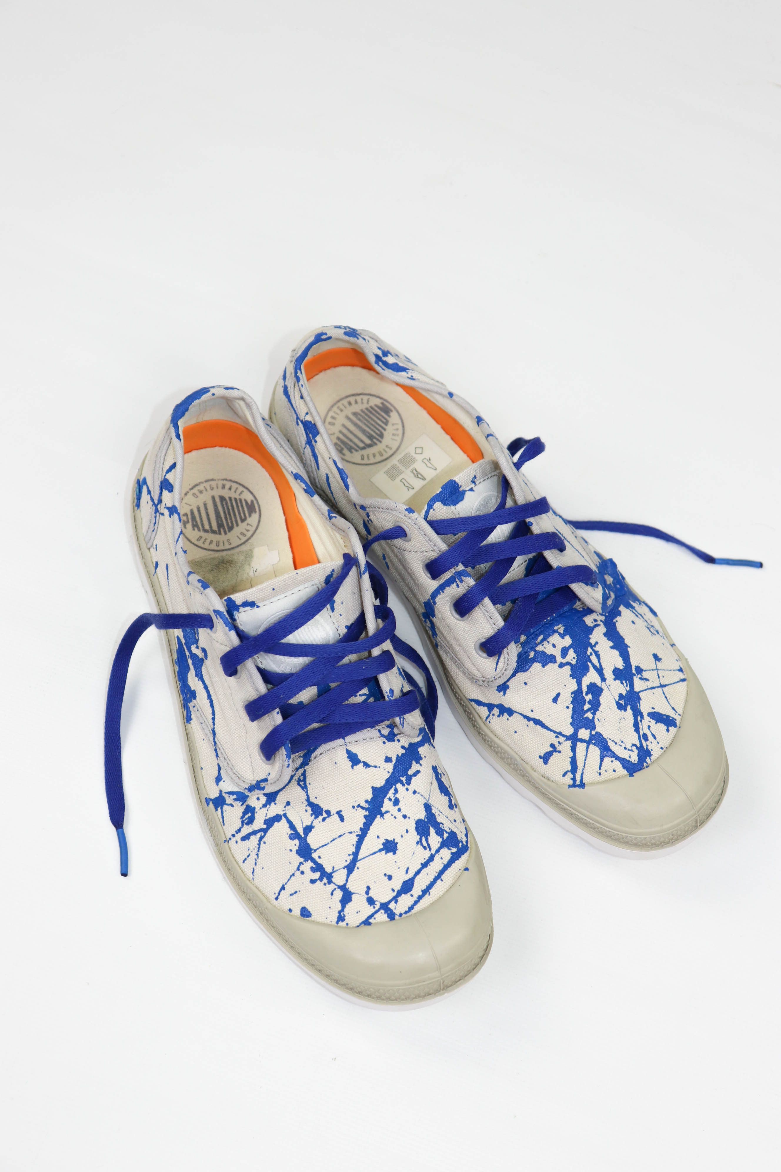 Palladium Palladium Pampa Custom Hand Painted Canvas Low Boots Shoes Size US 10 / EU 43 - 1 Thumbnail