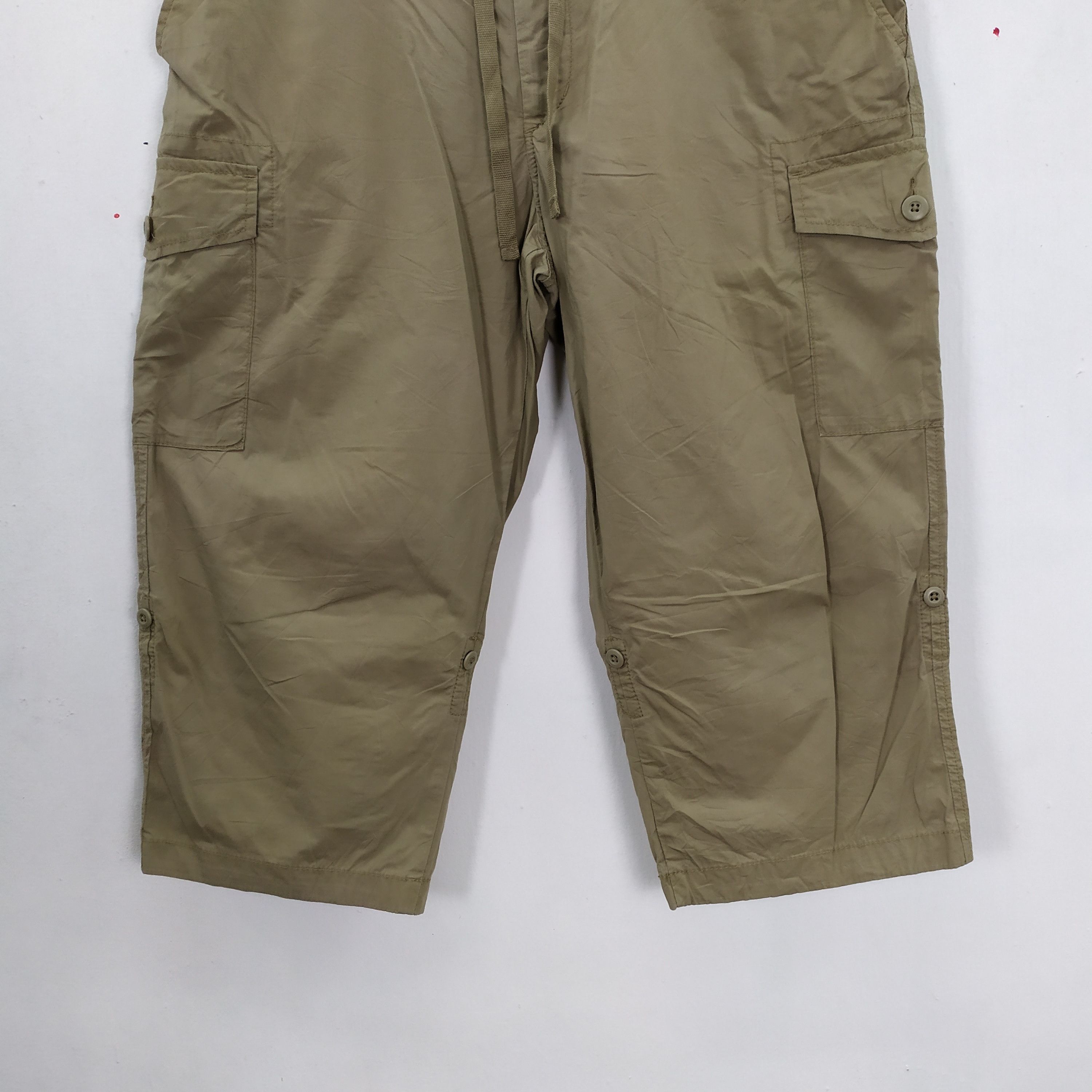 Japanese Brand × Vintage JAPANESE BRAND SHORT CARGO PANTS DRAWSTRING WAIST Size US 33 - 3 Thumbnail