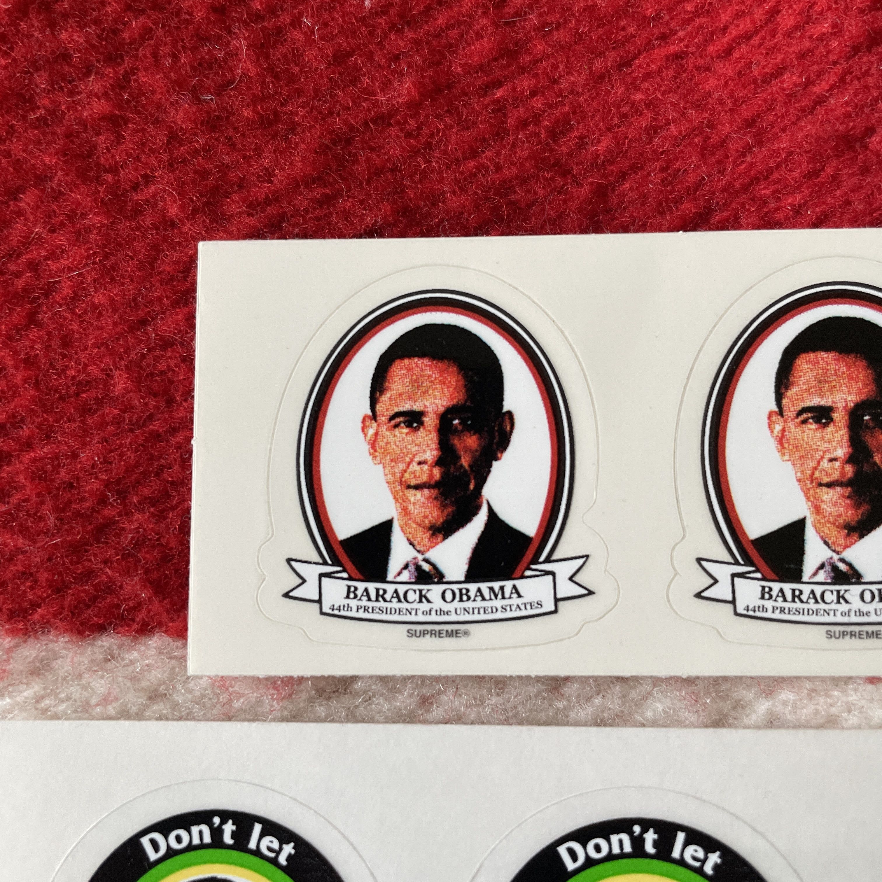 Supreme Supreme Sticker Pack - MLK Jr, Obama & SHIT mini set sticker Size ONE SIZE - 2 Thumbnail