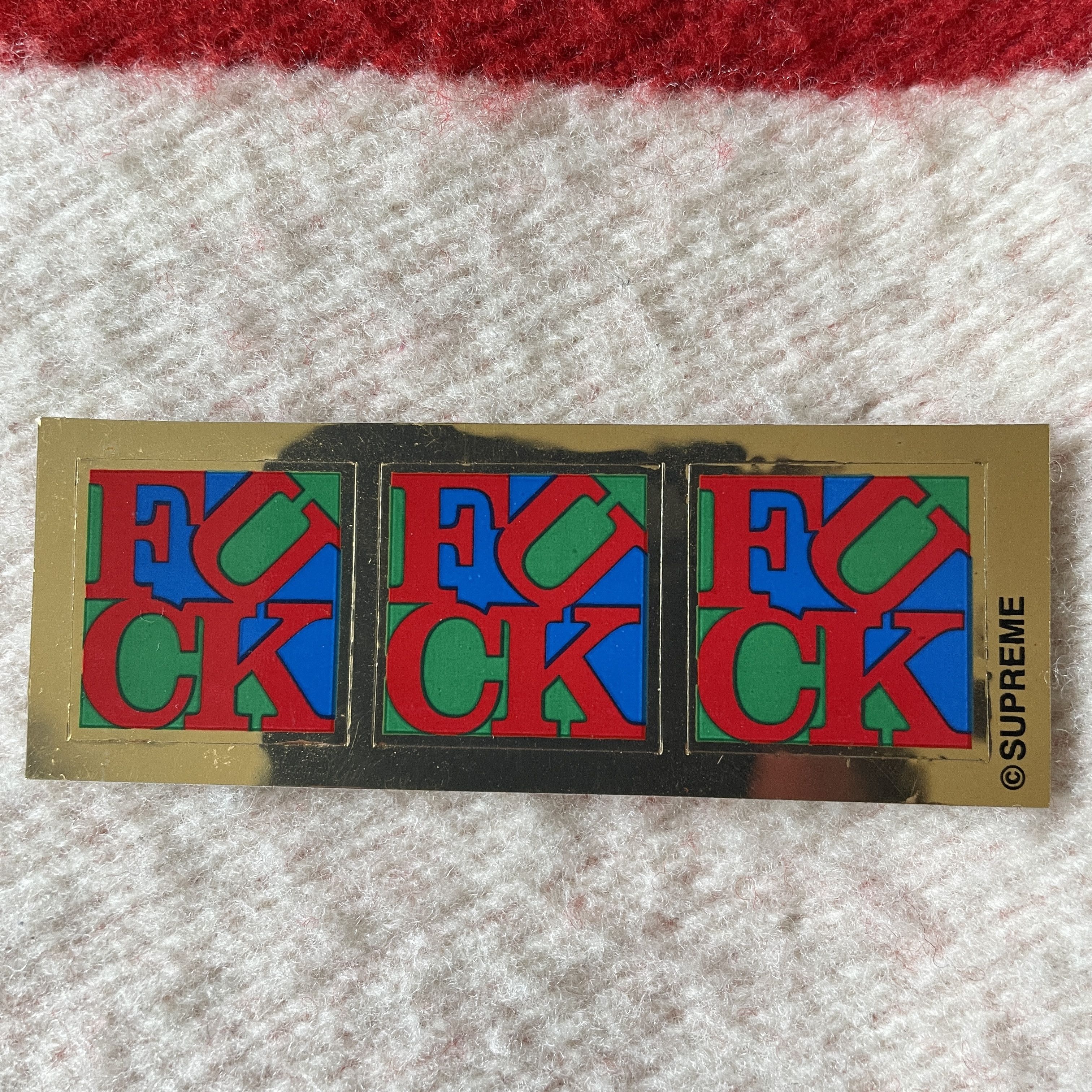 Supreme Supreme - FUCK Sticker Set 2010 (Robert Indiana "LOVE") Size ONE SIZE - 3 Thumbnail