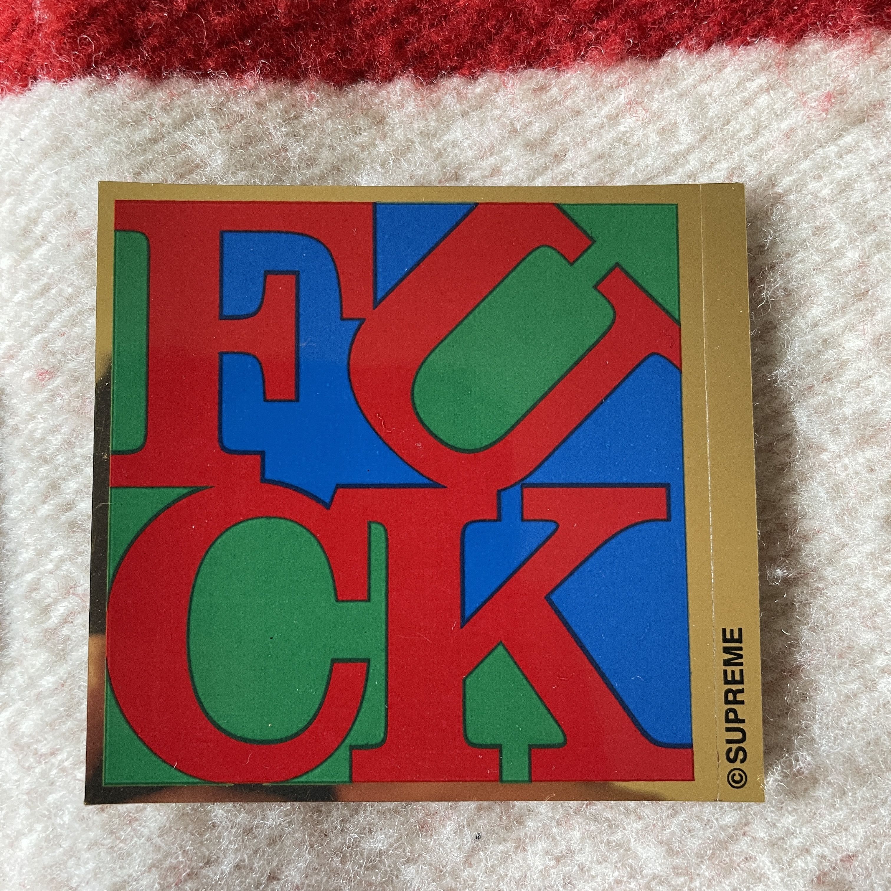 Supreme Supreme - FUCK Sticker Set 2010 (Robert Indiana "LOVE") Size ONE SIZE - 2 Thumbnail