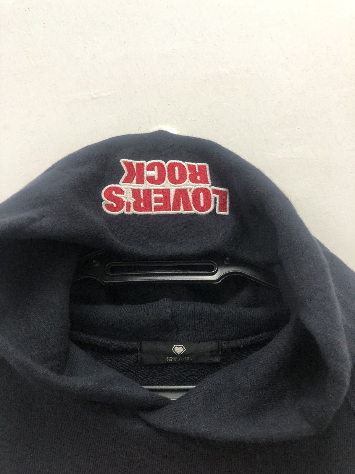 Super Lovers Vintage SUPER LOVERS LOVERS ROCK Skull Side Taped Hoodie Size US S / EU 44-46 / 1 - 3 Thumbnail
