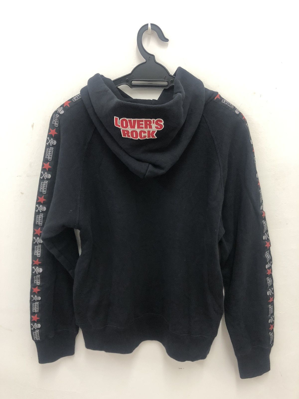 Super Lovers Vintage SUPER LOVERS LOVERS ROCK Skull Side Taped Hoodie Size US S / EU 44-46 / 1 - 6 Thumbnail