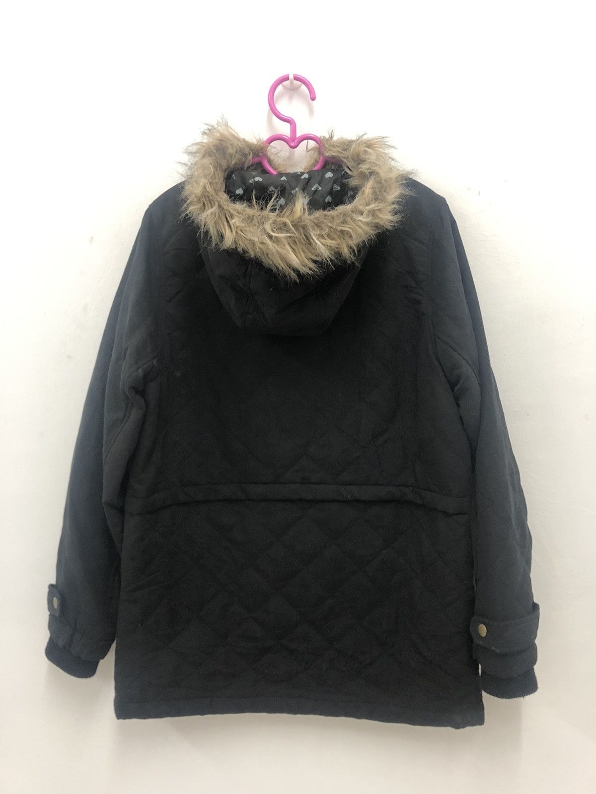 Vintage Rare ROXY Fur Hooded Jacket Size US M / EU 48-50 / 2 - 8 Thumbnail