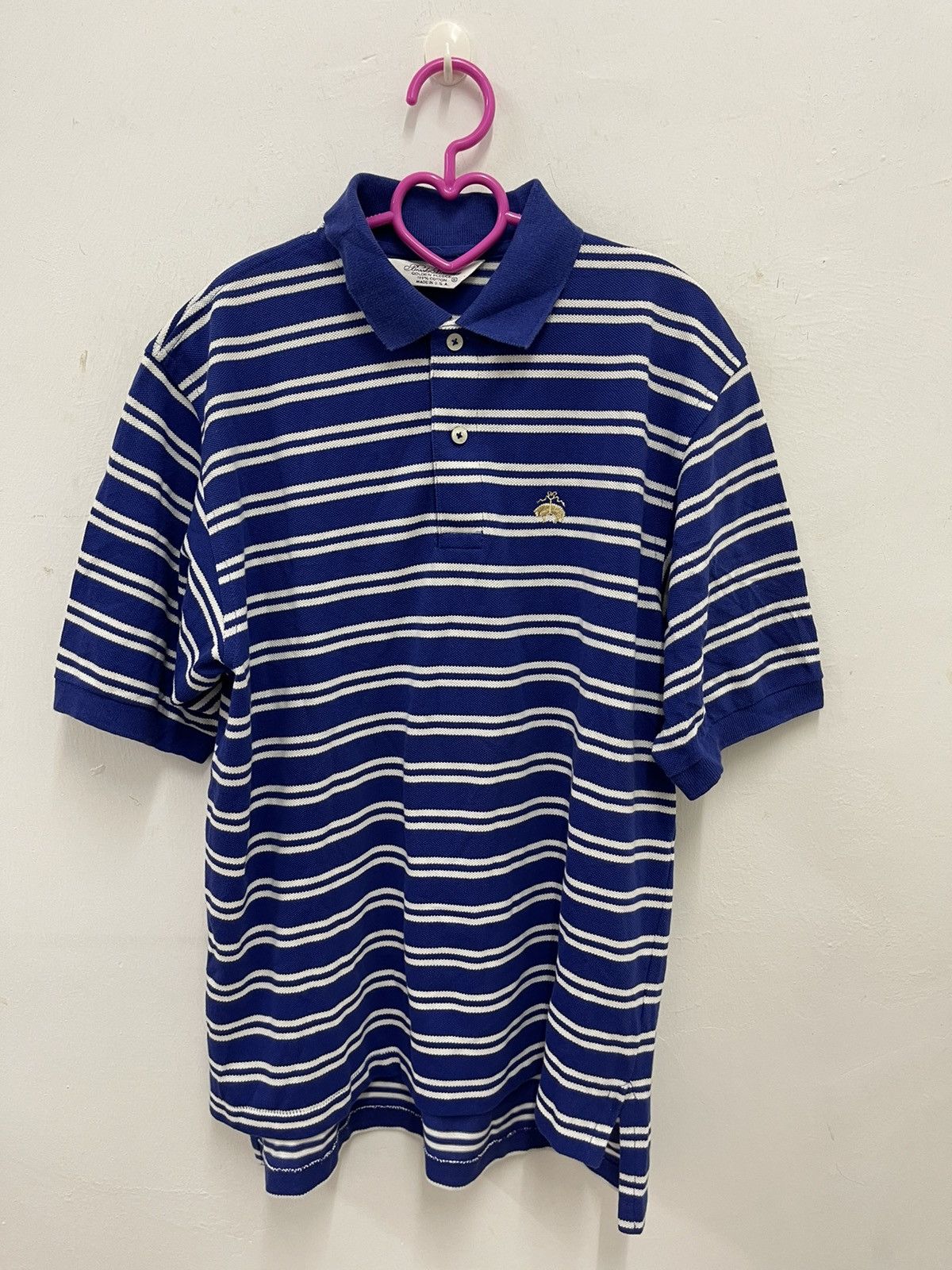 Brooks Brothers Vintage BROOKS BROTHERS Golden Fleece Striped Polo Shirt Size US S / EU 44-46 / 1 - 1 Thumbnail