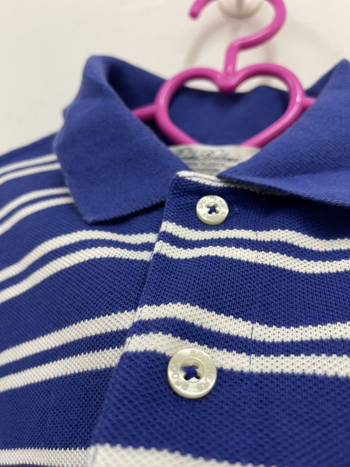 Brooks Brothers Vintage BROOKS BROTHERS Golden Fleece Striped Polo Shirt Size US S / EU 44-46 / 1 - 3 Thumbnail