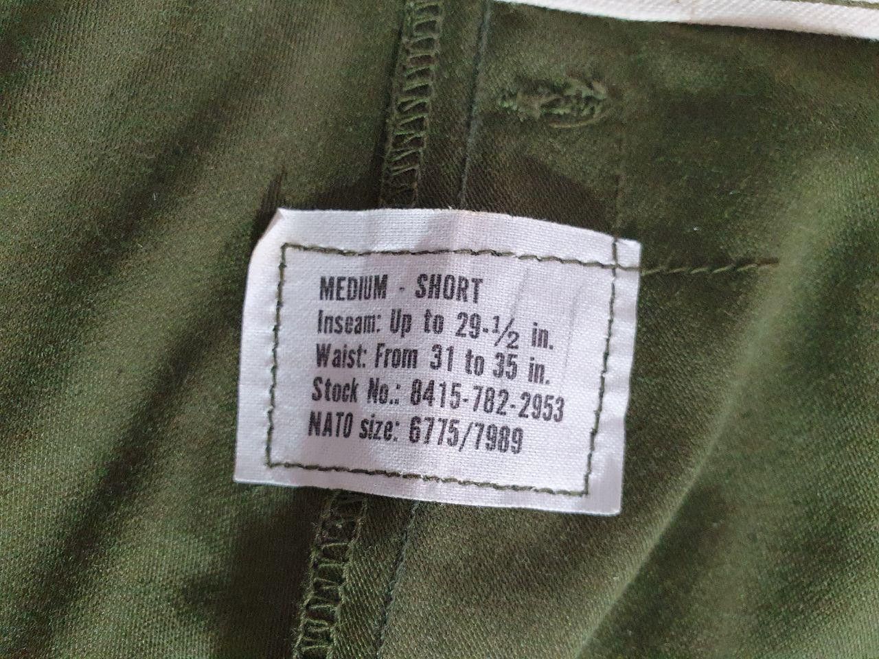 Japanese Brand × Vintage Rare 60s Vietnam Era Army Cargo Vintage Military Pants Size US 32 / EU 48 - 6 Thumbnail